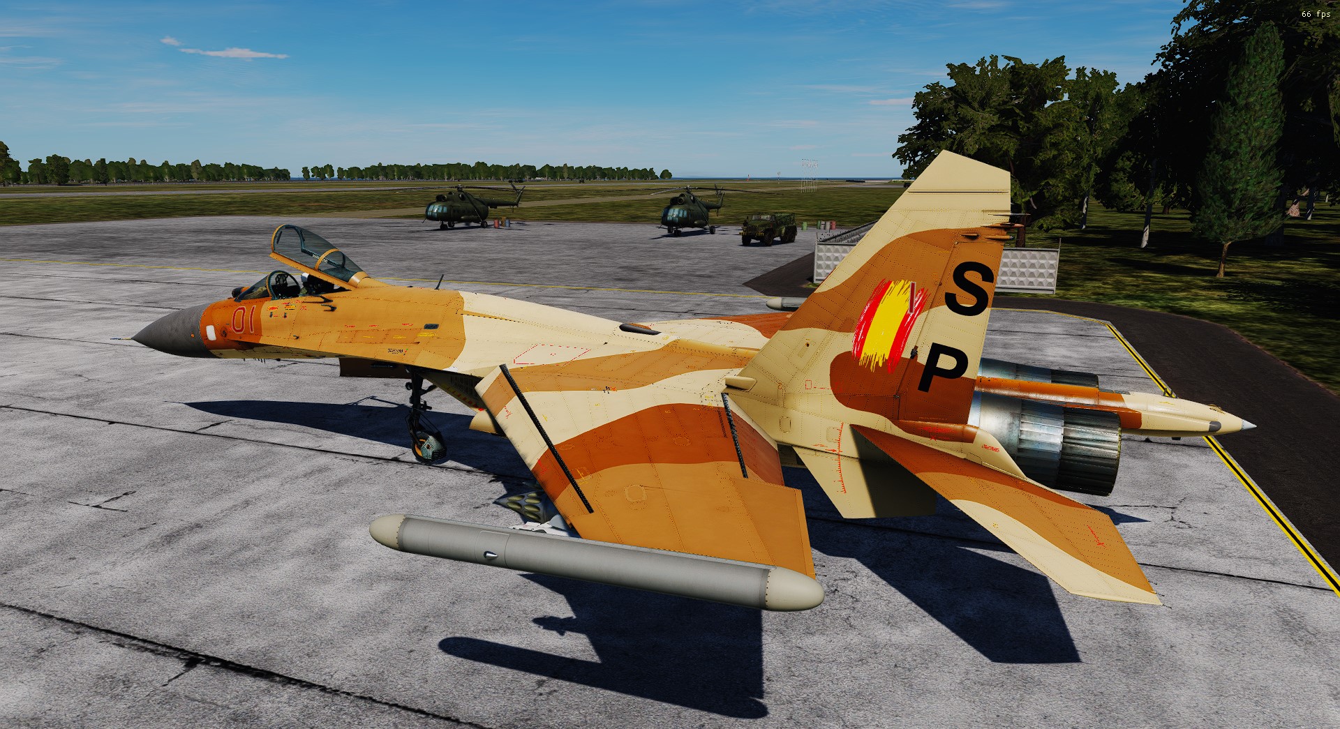 SU-27 Desert, Skin para el desierto