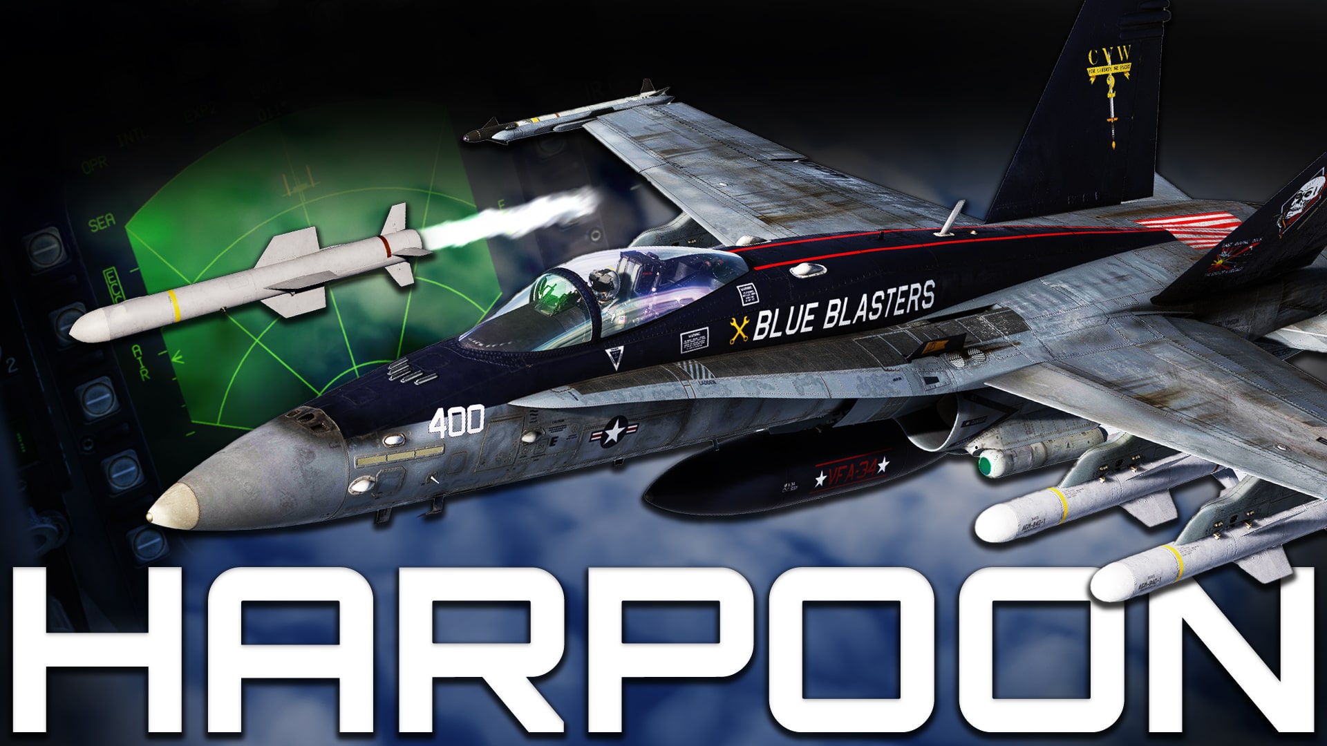 F18 Harpoon - How to Sink Ships with the AGM-84D Harpoon