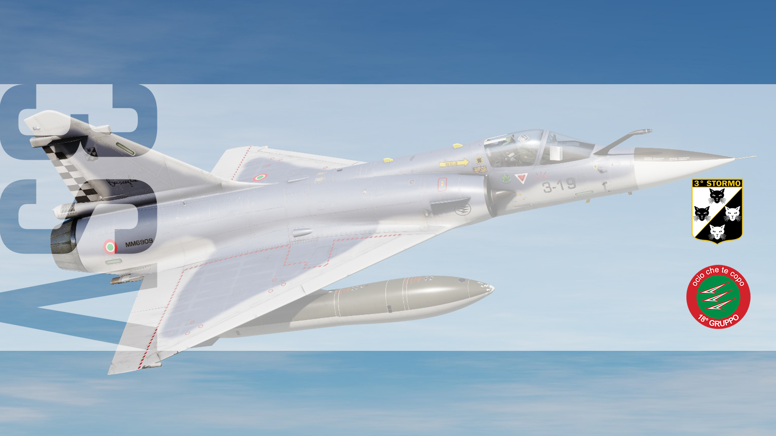 M-2000C "CAMO SPECIAL 93" AMI 3° Stormo 18° Gruppo (Fictional)