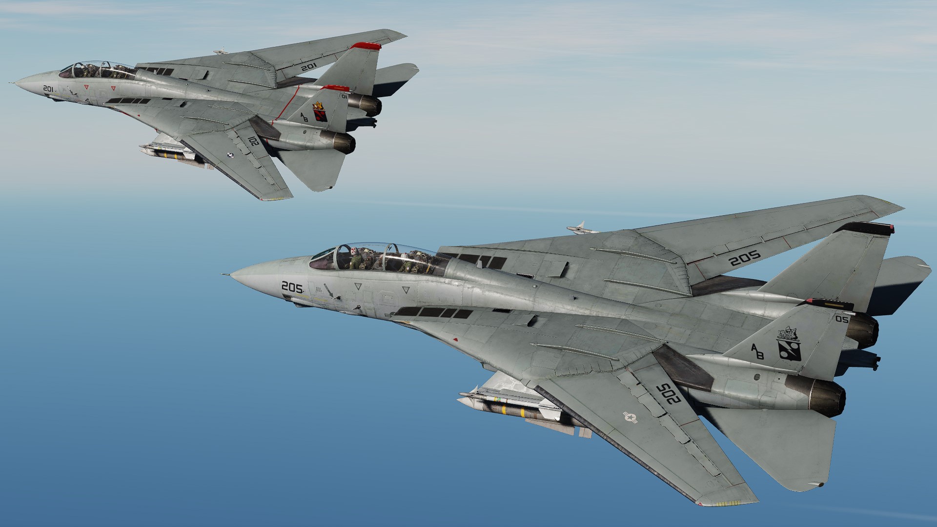 F-14B VF-11 Red Rippers 2020s fictional Skin Pack 2
