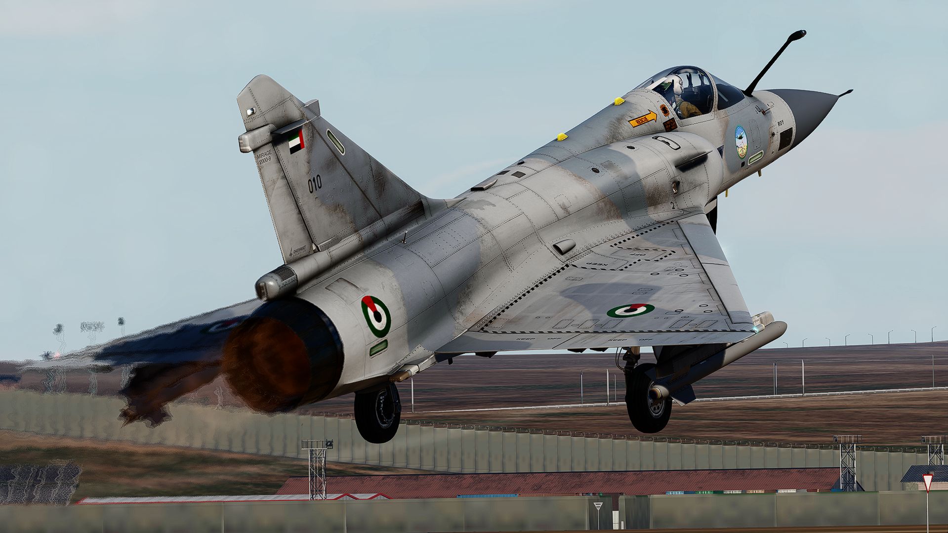Mirage 2000C UAEAF 733 GREY CAMO