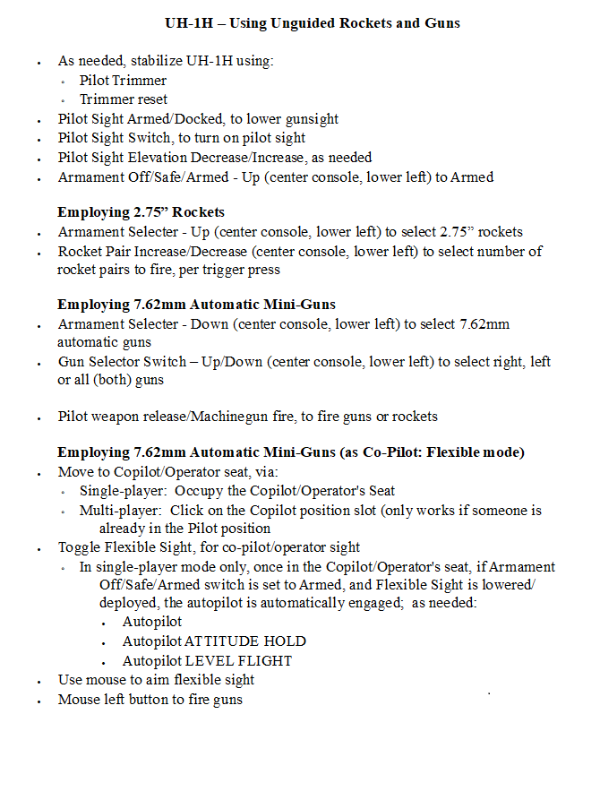 UH-1H Kneeboards by AKA_Relent