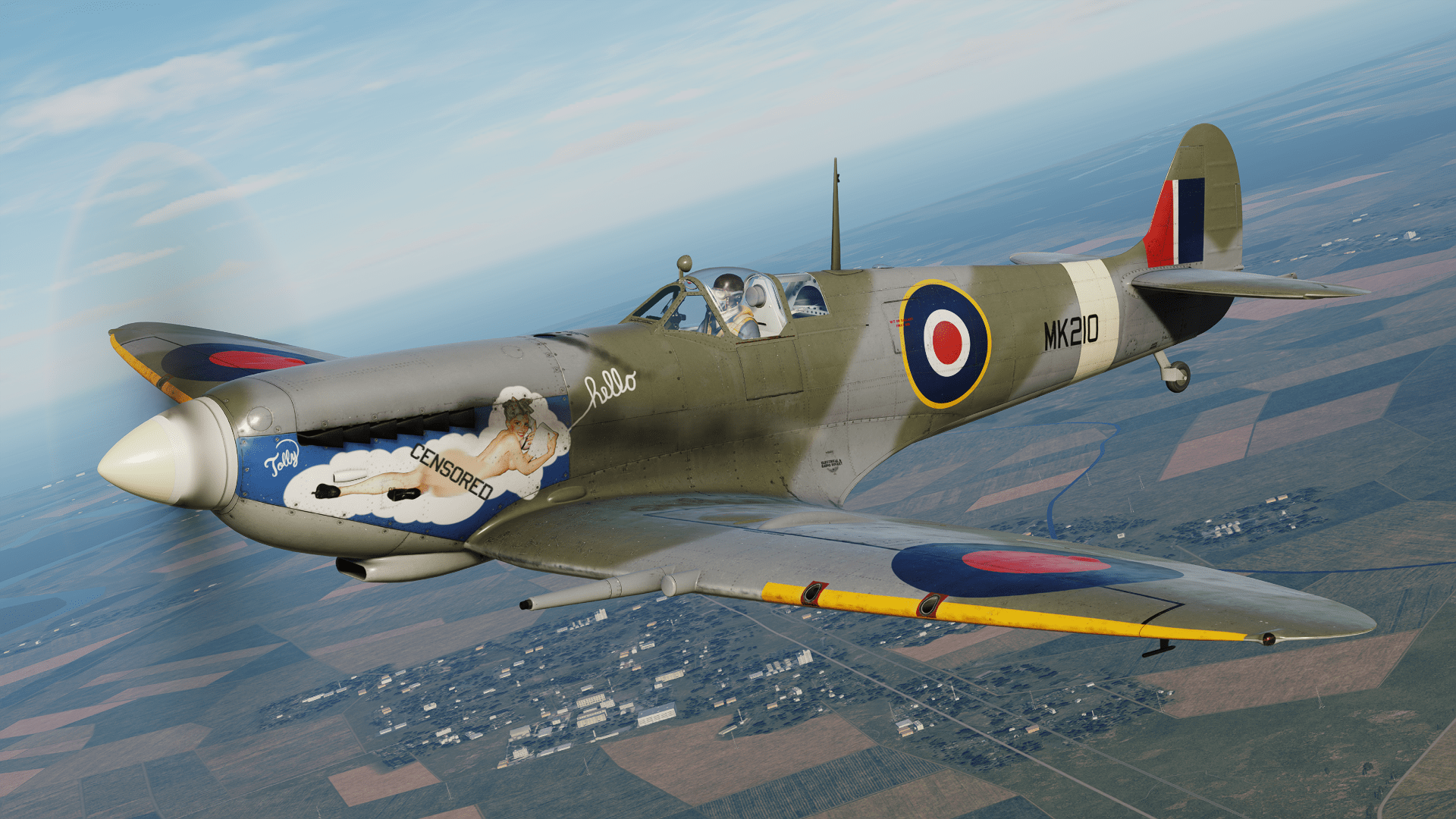 Spitfire - RAF 'Tolly Hello' MK210