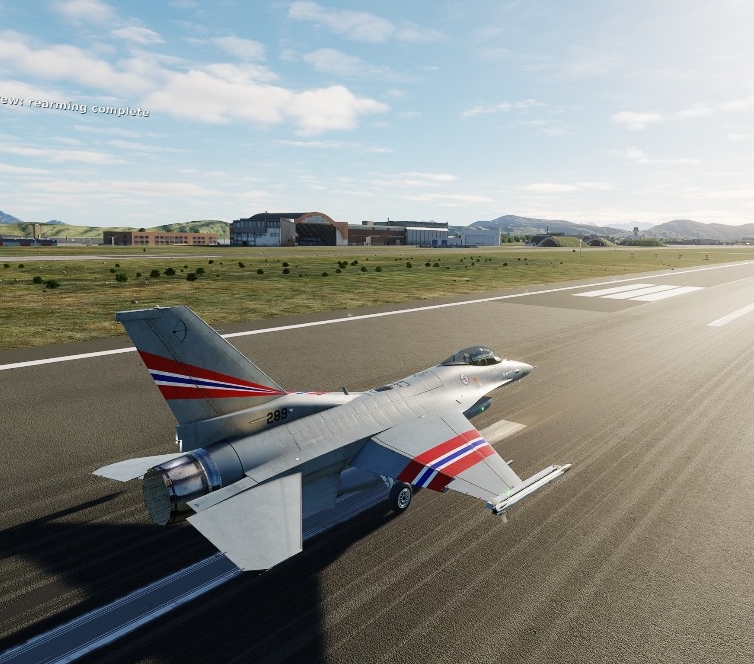 RNoAF 289 Norflag stripes