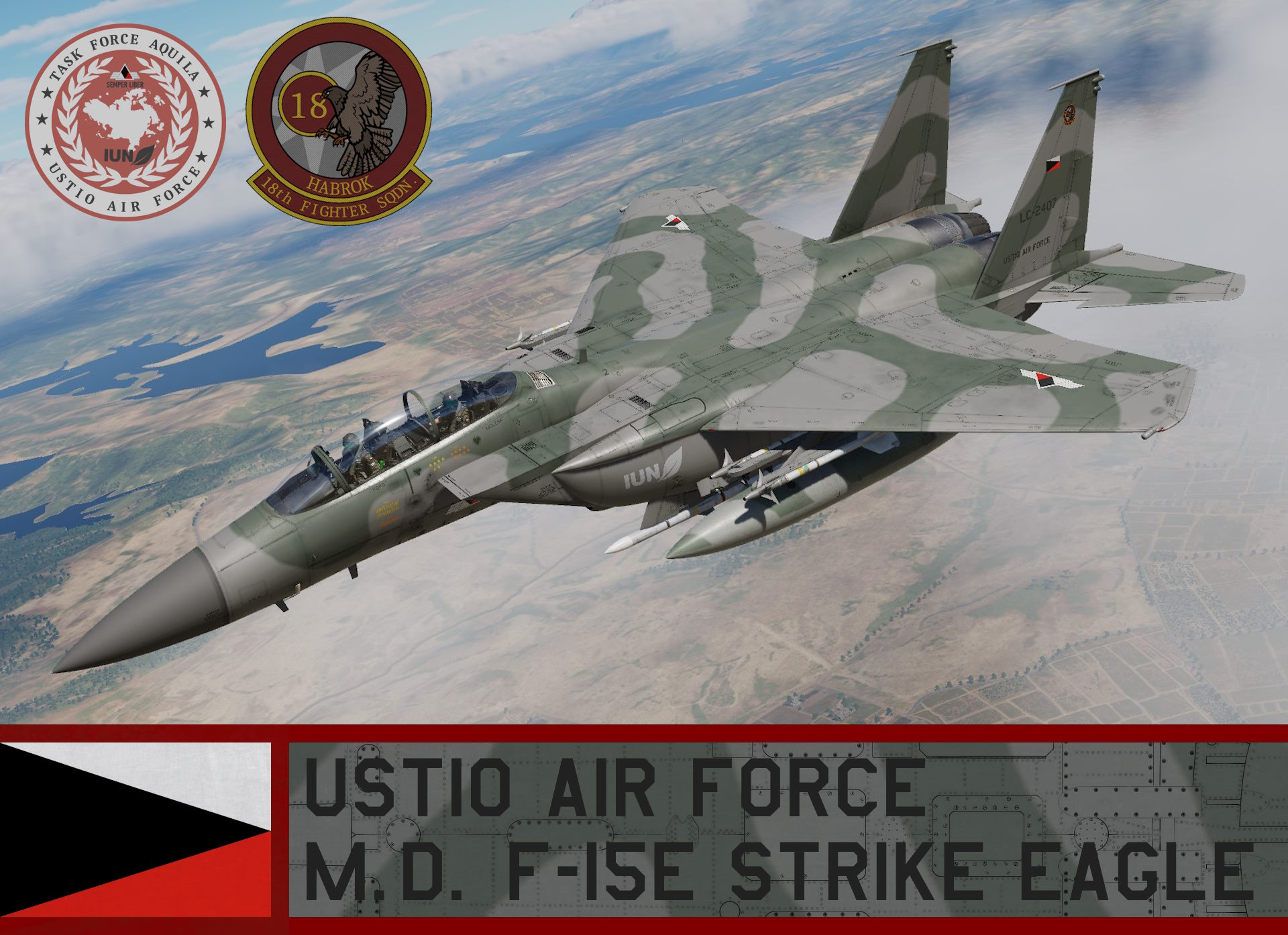 Ustio Air Force F-15E Strike Eagle - Ace Combat 7 (IUN/18th TFS)