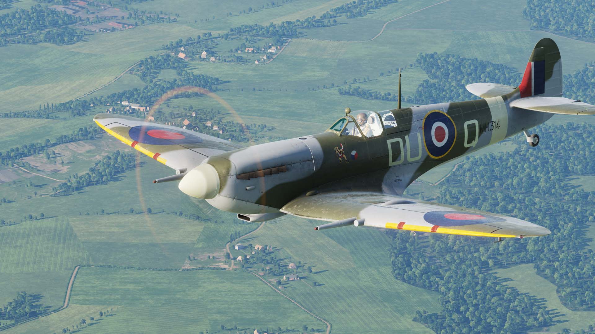 RAF, 312.Sqdn_DU-Q MH314 1945