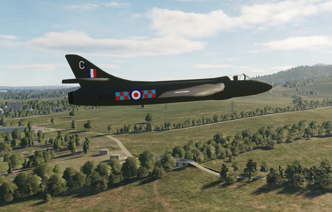 Hawker Hunter AI asset (non animated)
