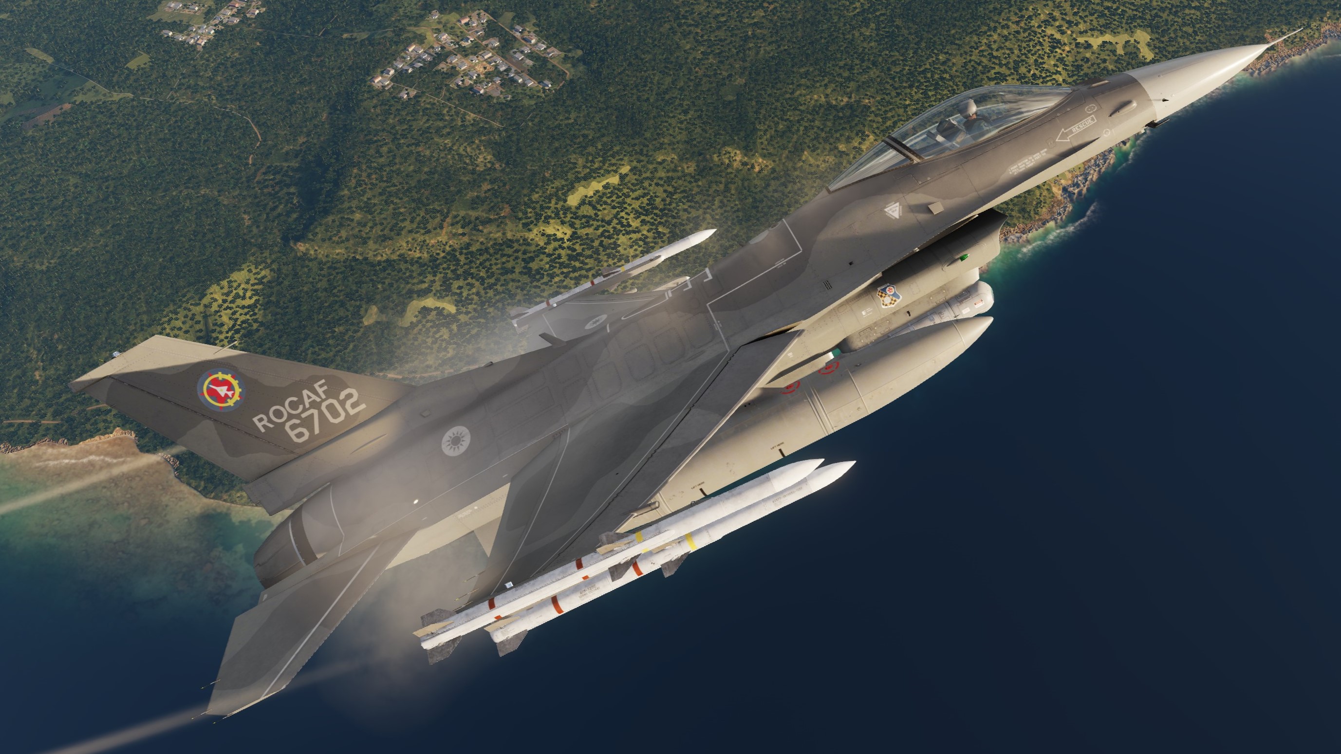 ROCAF F-16 46th TFS High viz Have Glass Camo『Tail Number variable』2023/07/16