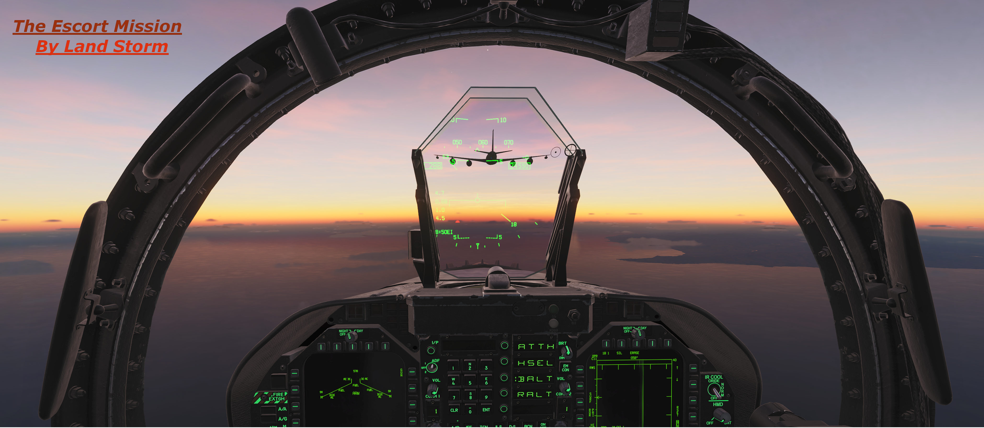 F18 Escort Mission 