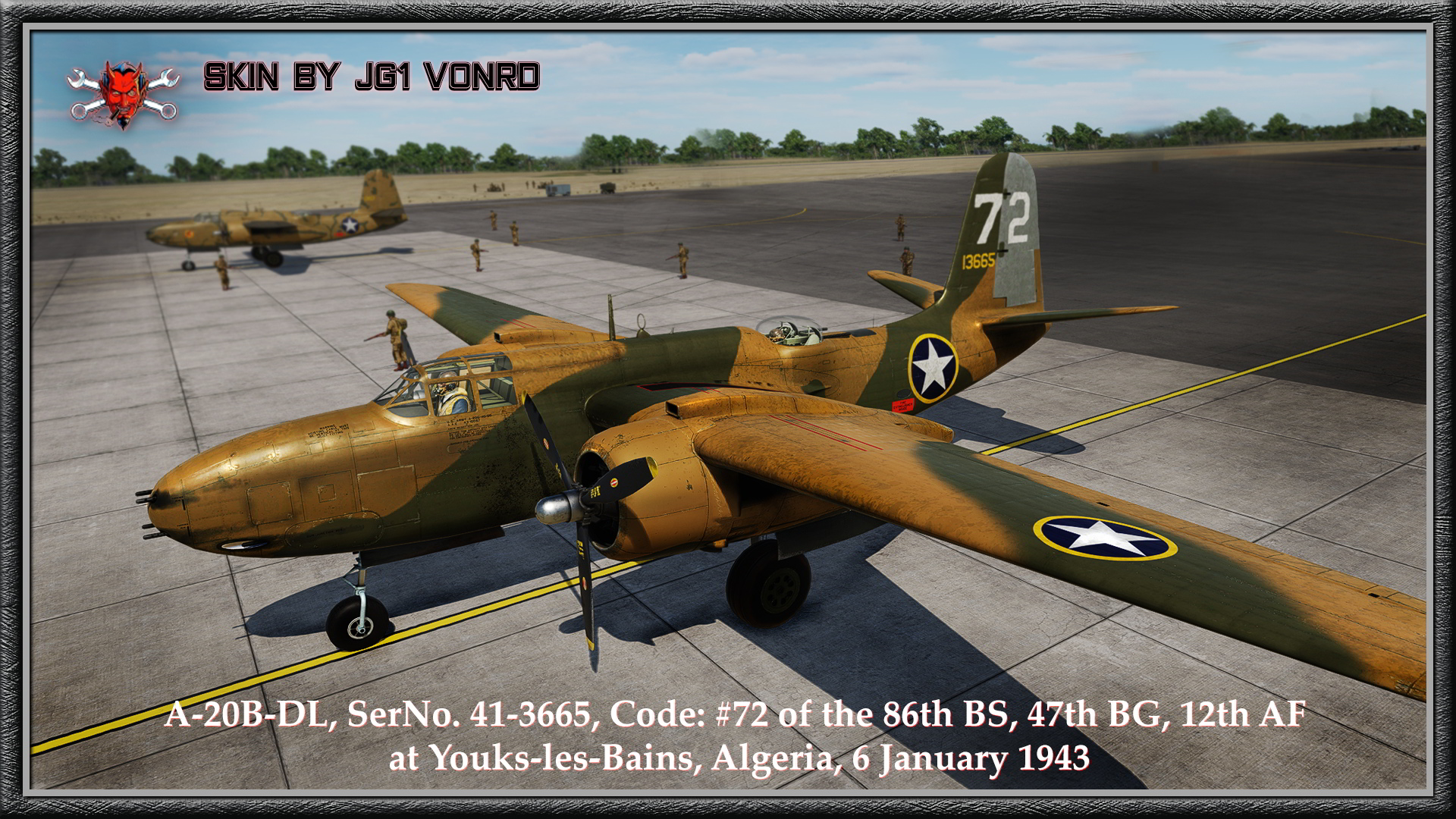 A-20 - USAF_86th BS 47th BG N. Africa No 72