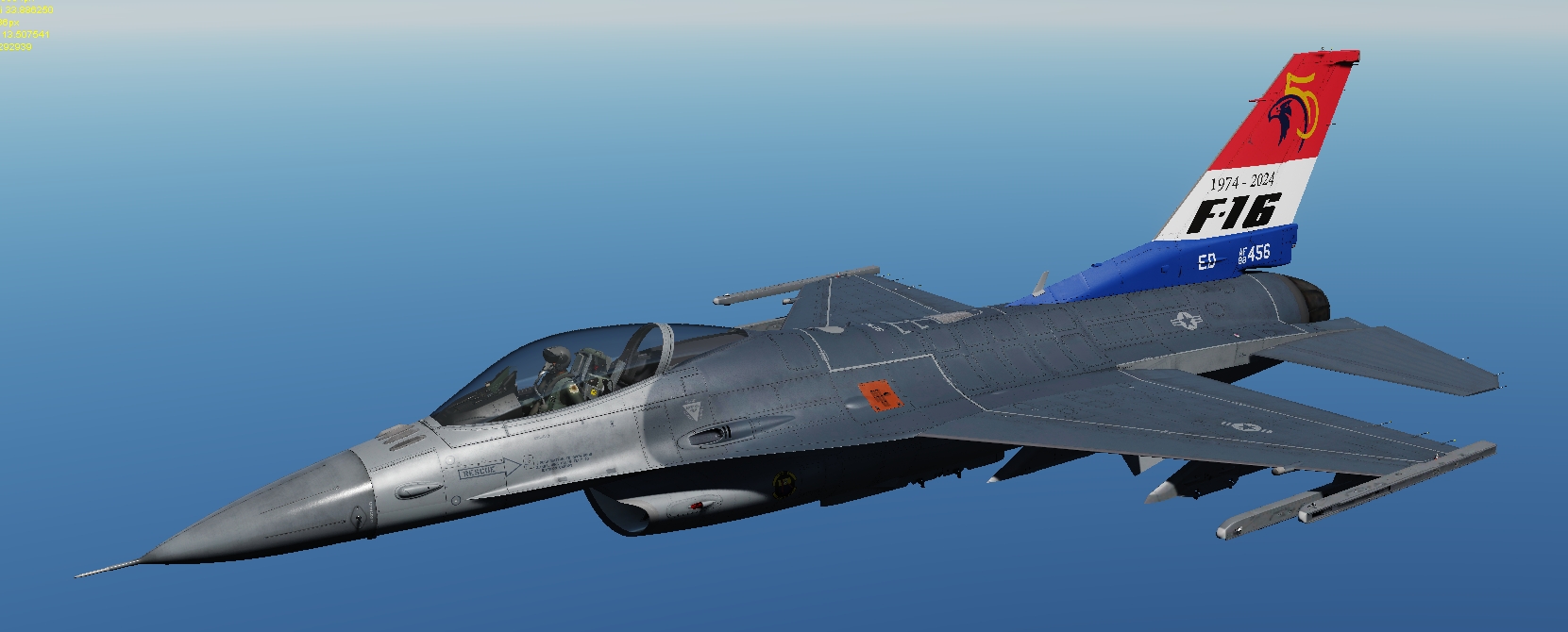 F-16C 88-456 50th Anniversary 2024