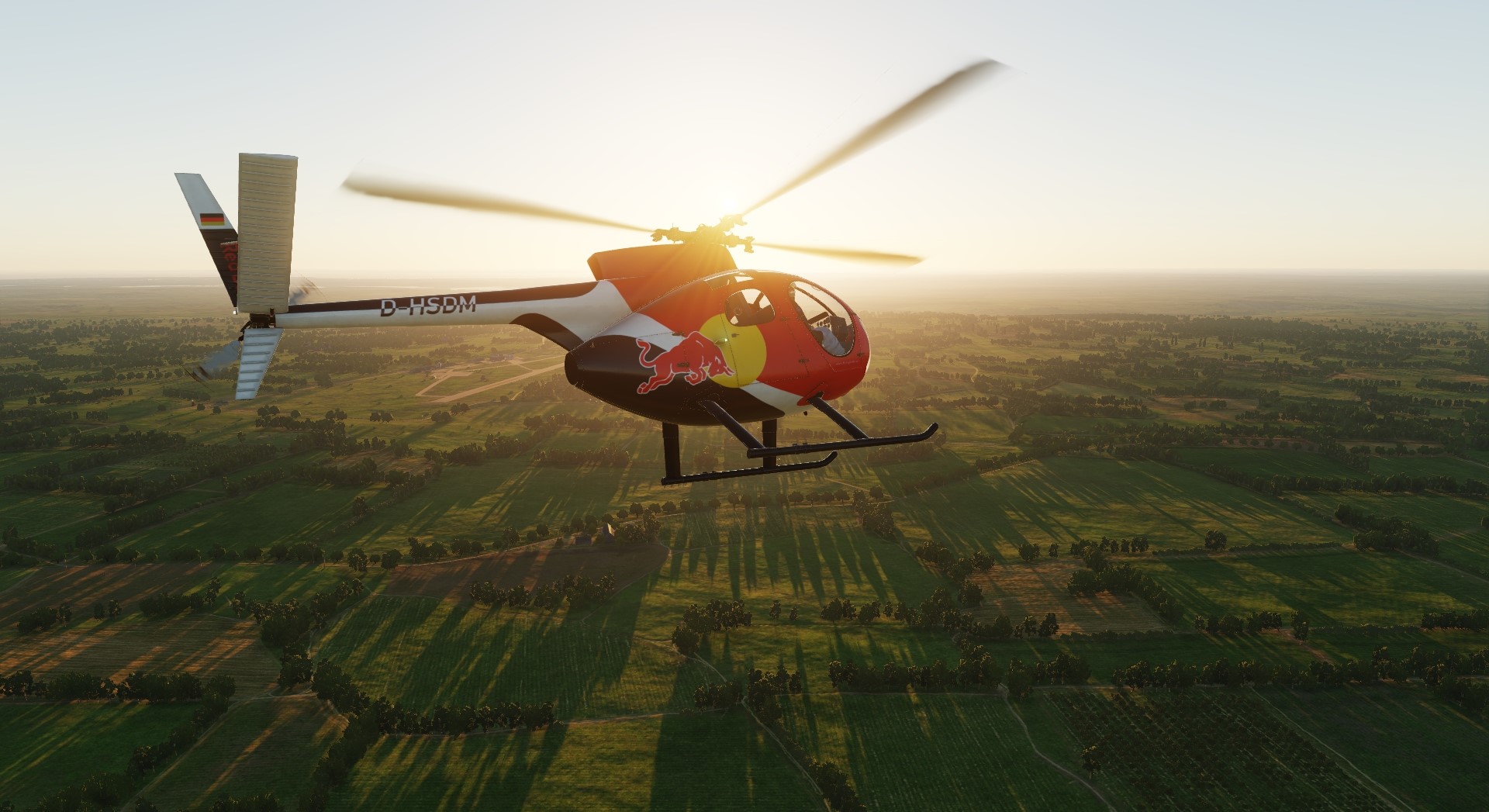 OH-6 / MD500 / Hughes 500 - Flying Bulls / Red Bull *Fictional*