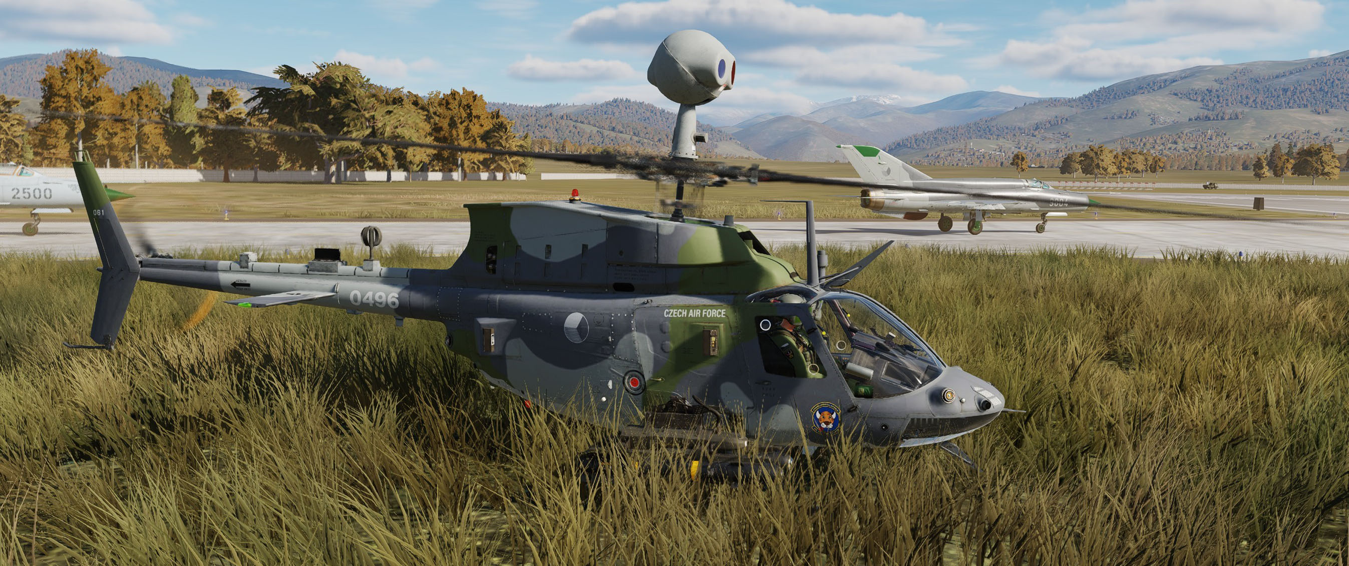OH58D Czech Air Force fictional base on Czech standard