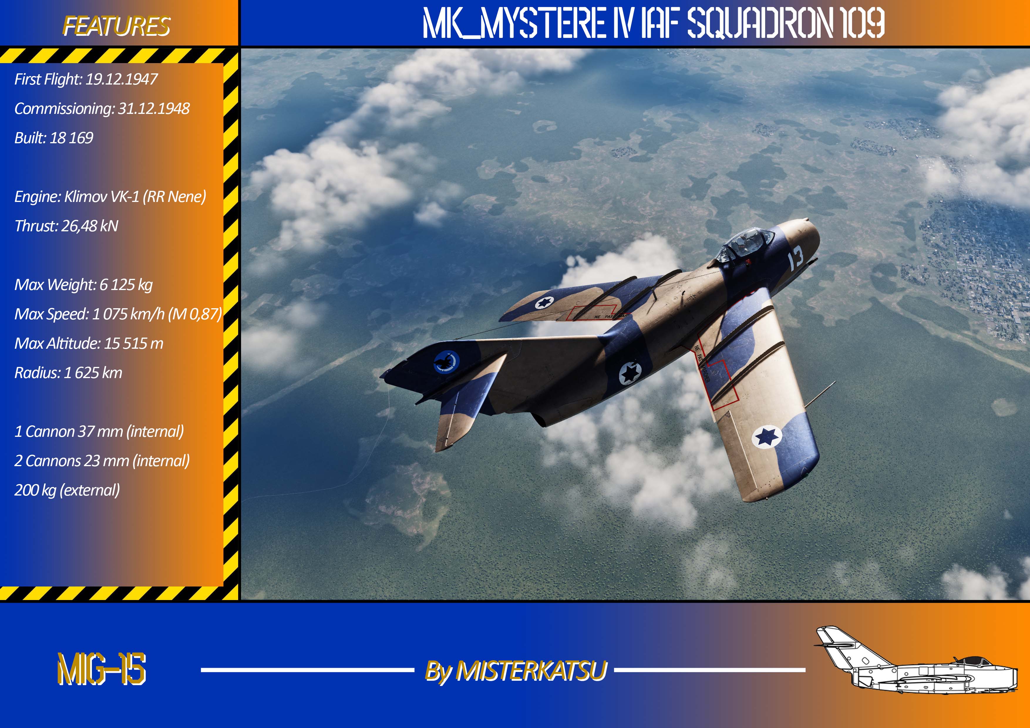 MYSTERE IV IAF SQUADRON 109