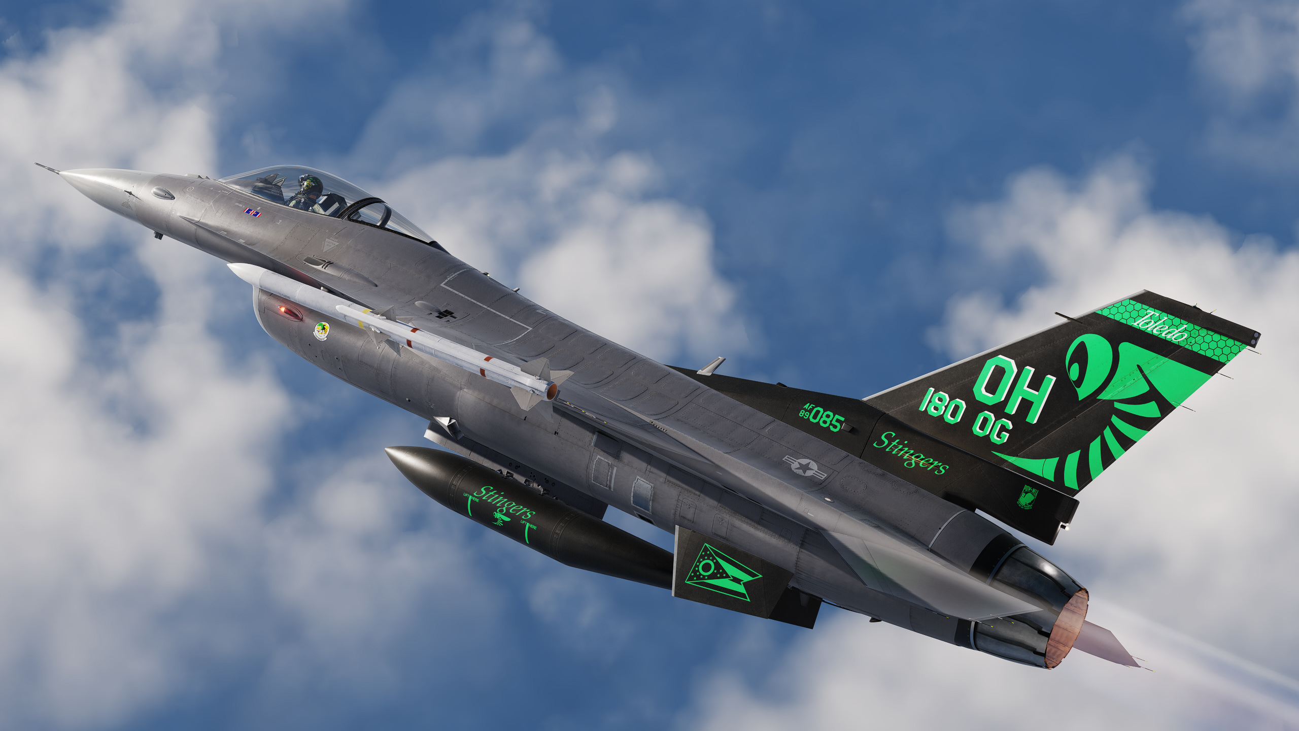 112th Fighter Squadron "Toledo Stingers" Have Glass V 89-2085