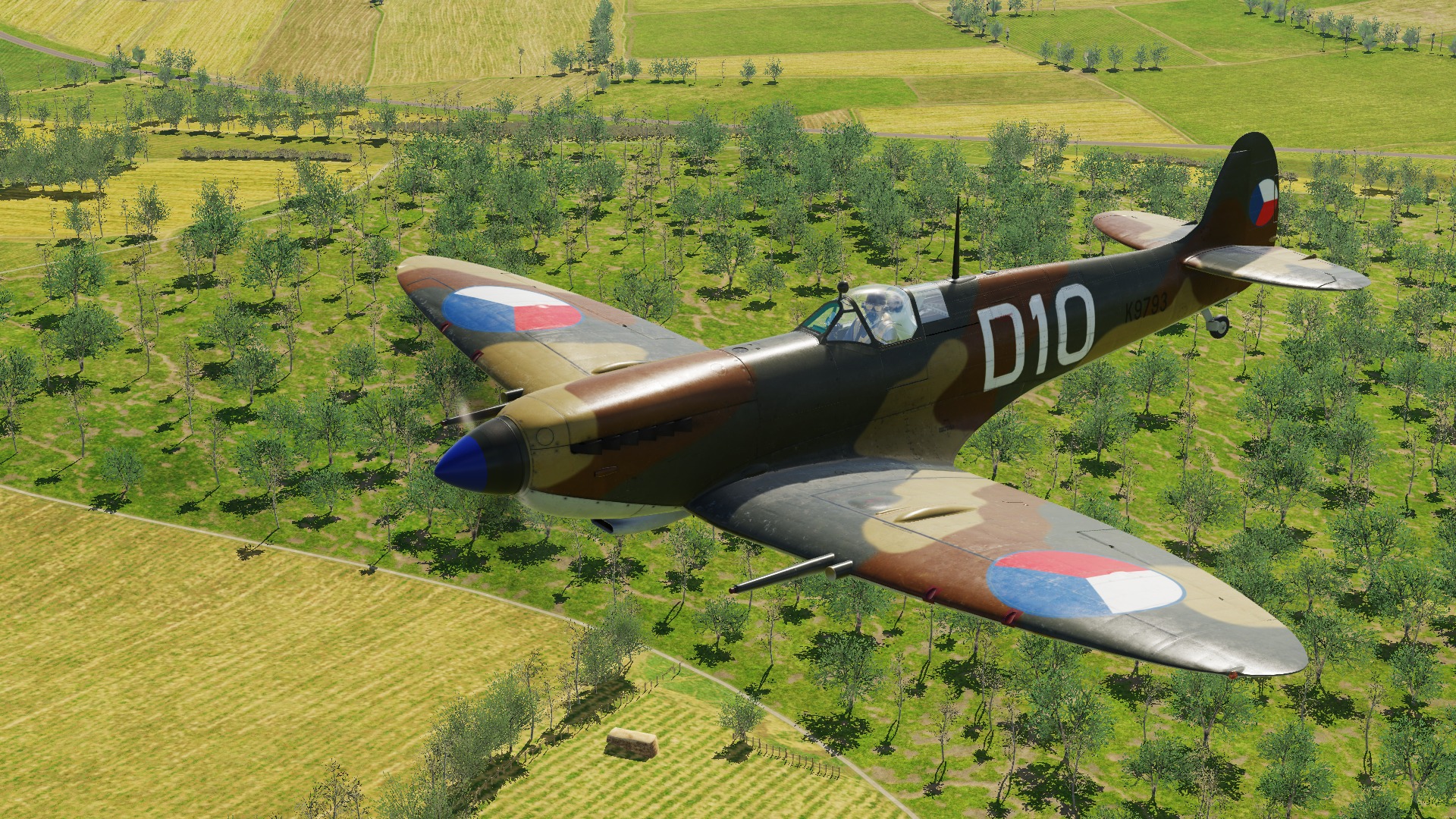 Supermarine Spitfire Mk.I early 34.letka, Československého, zima 1938/39