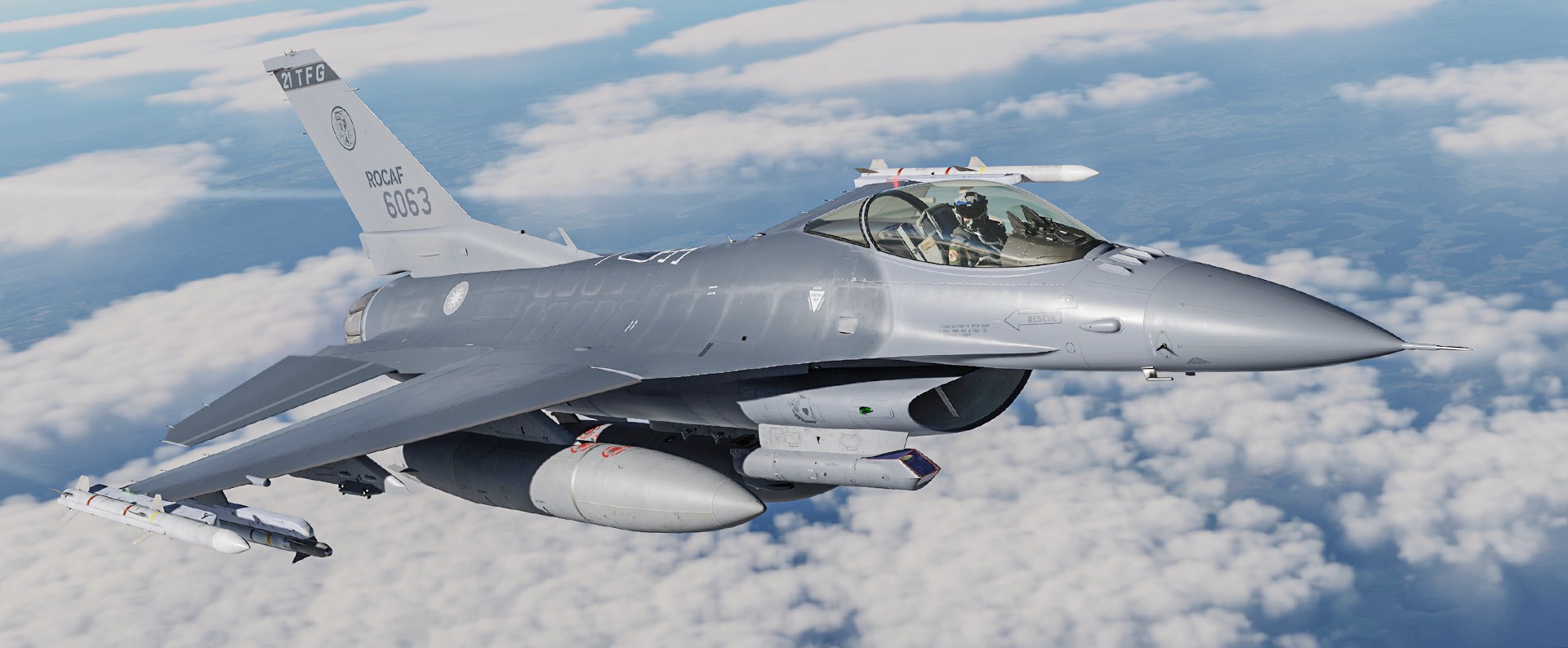 ROCAF 4th TFW 21st TFS F-16V Block 20