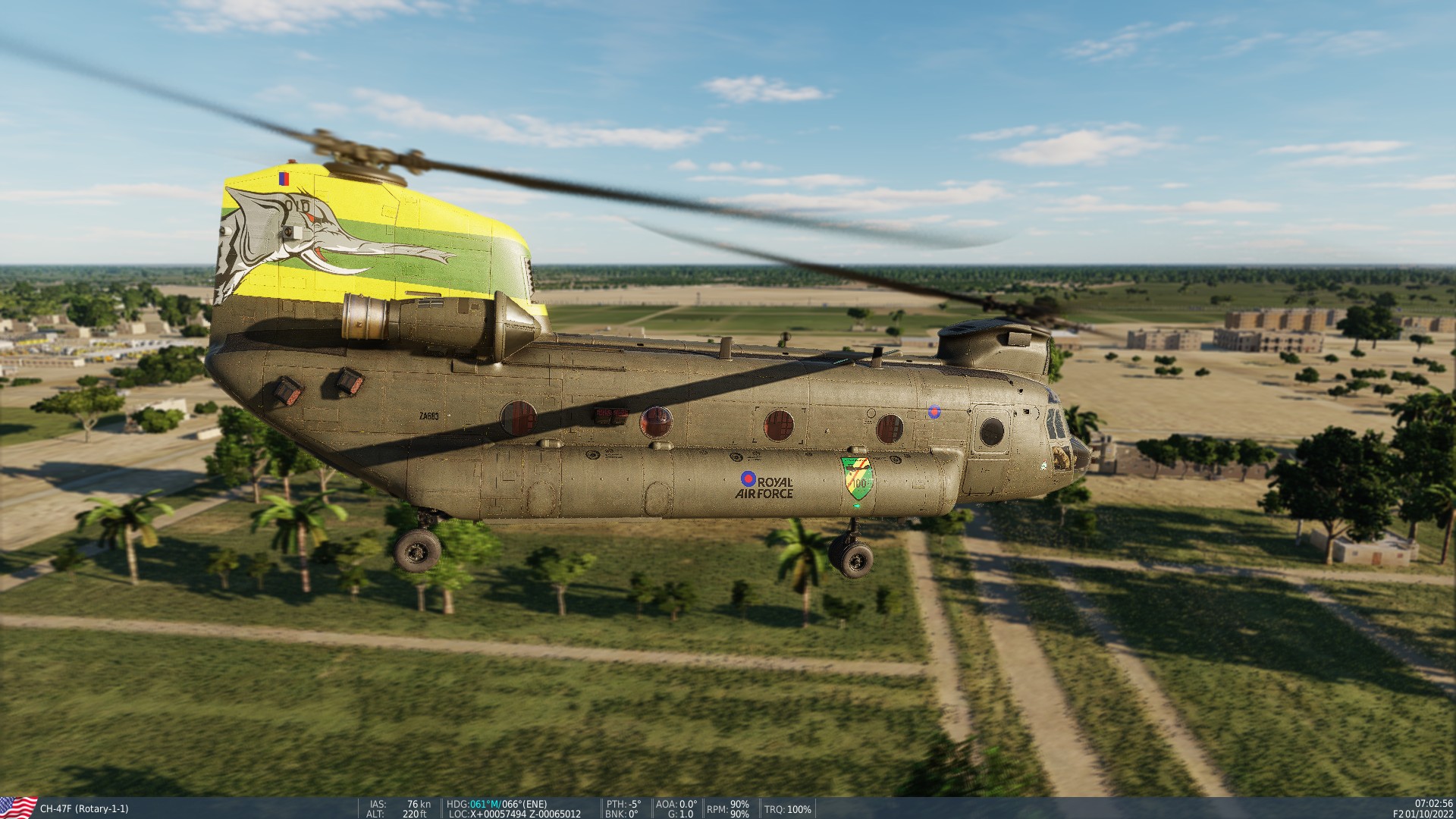 RAF 27 Squadron CH47