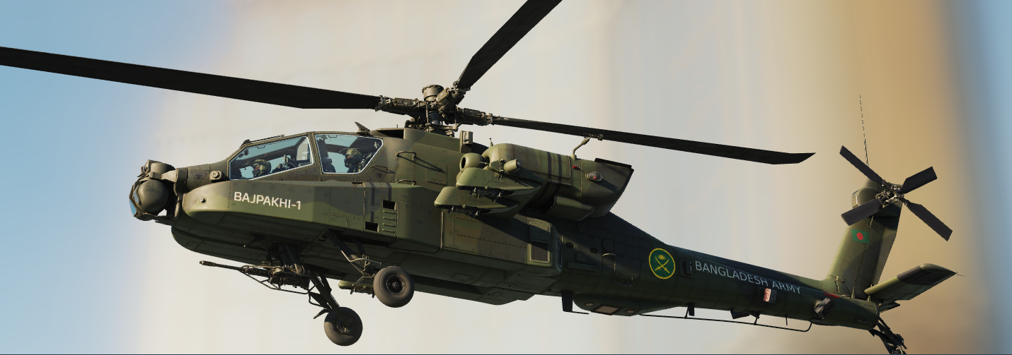 Bangladesh Army AH-64D Apache Fictional (Bajpakhi-1)