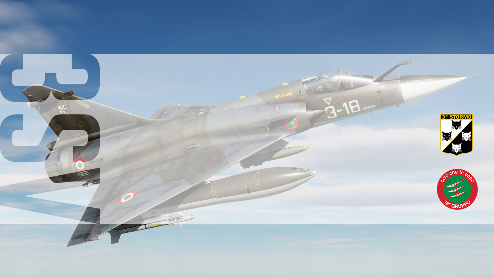 M-2000C "CAMO 70'S" AMI 3° Stormo 18° Gruppo (Fictional)