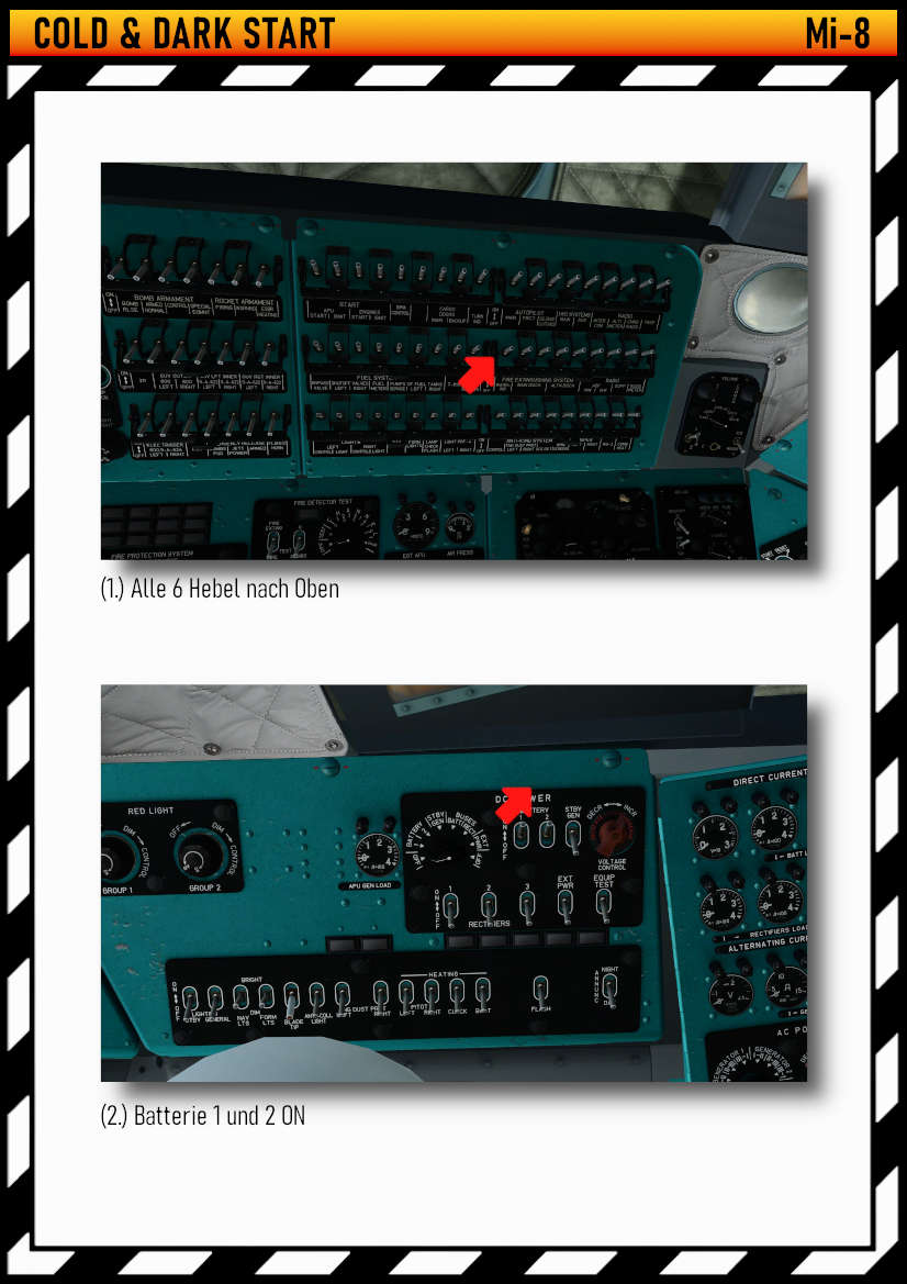 Mi-8 Cold & Dark Start Deutsch