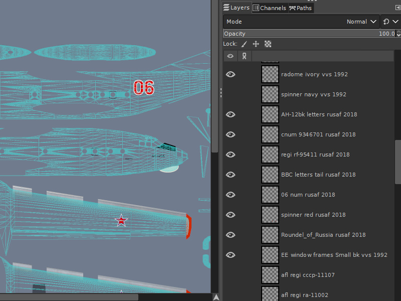 An-12 mod skin template 2k  wip03