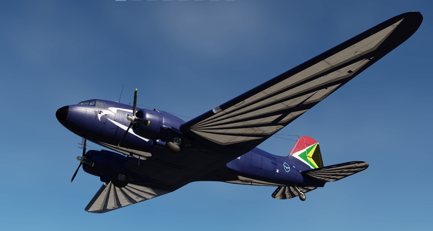 C-47 "Dakota" South African Air Force (SAAF) Silver Falcons Gooney Bird Liveries