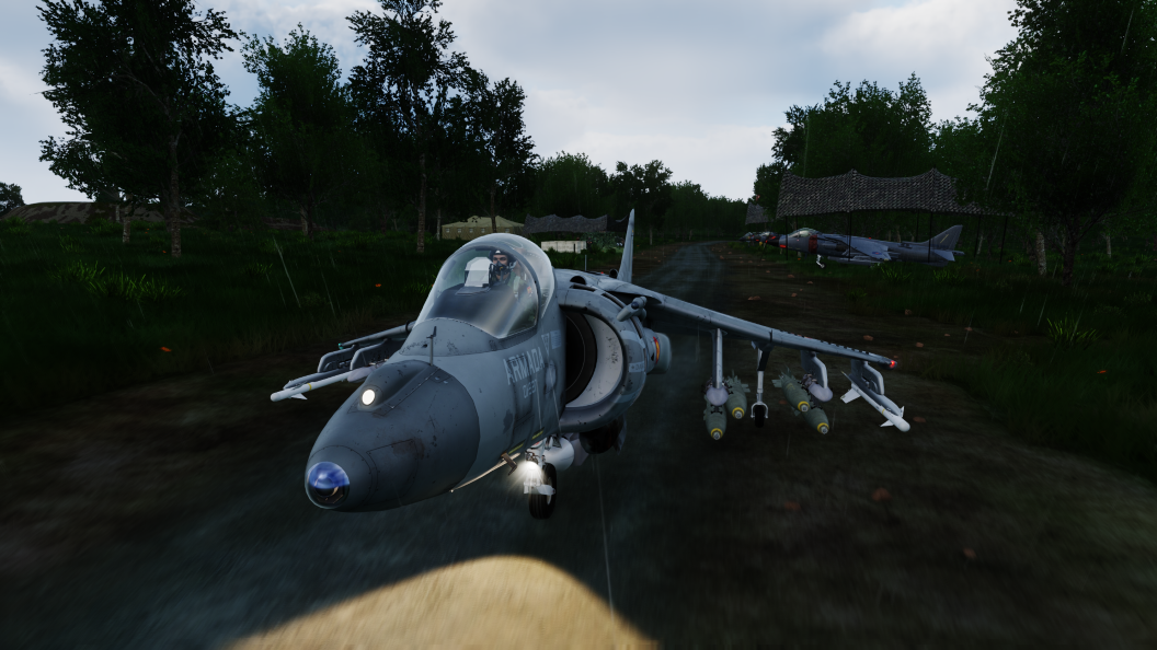 AV8B Harrier Soviet Helo Base Strike