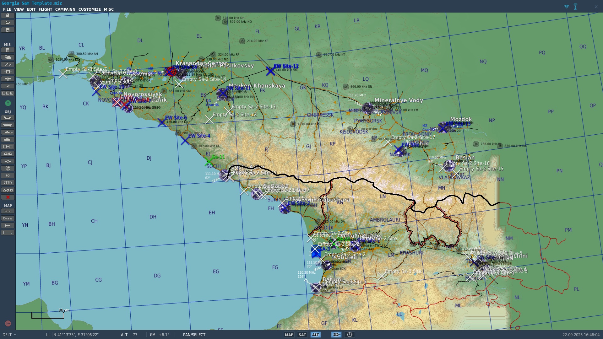 Caucasus Modern SAM Placement Template