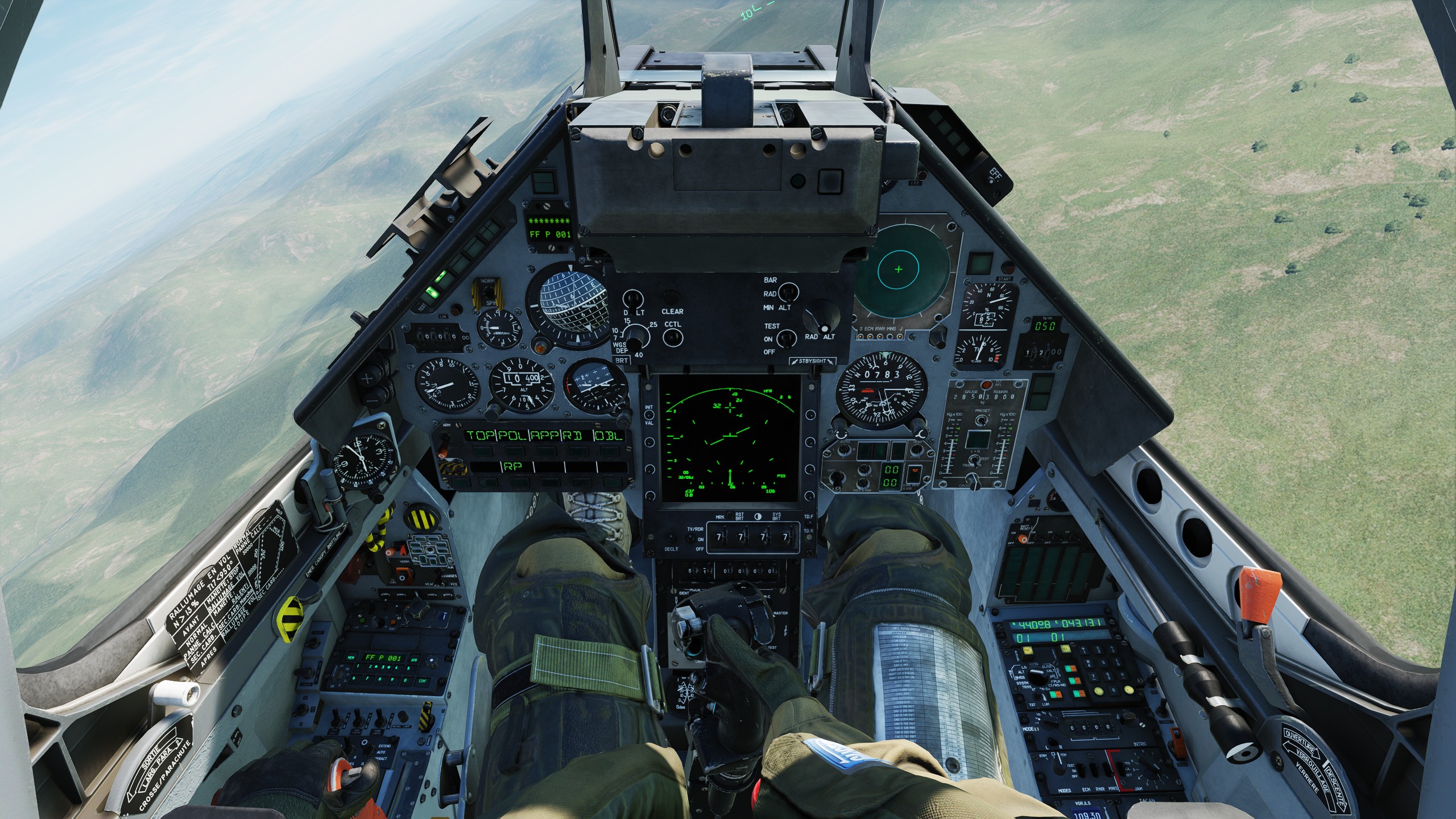 Mirage 2000C - Blue/Grey Cockpit EN