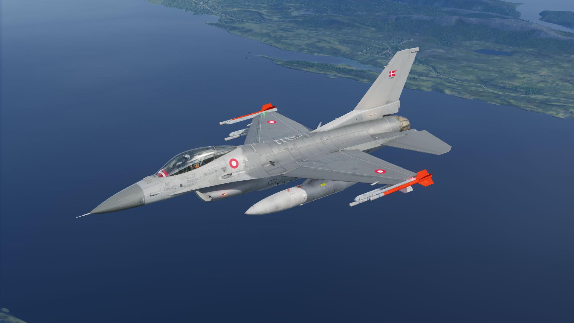 F-16 Danish Air Force  Livery for Default Inclusion v1