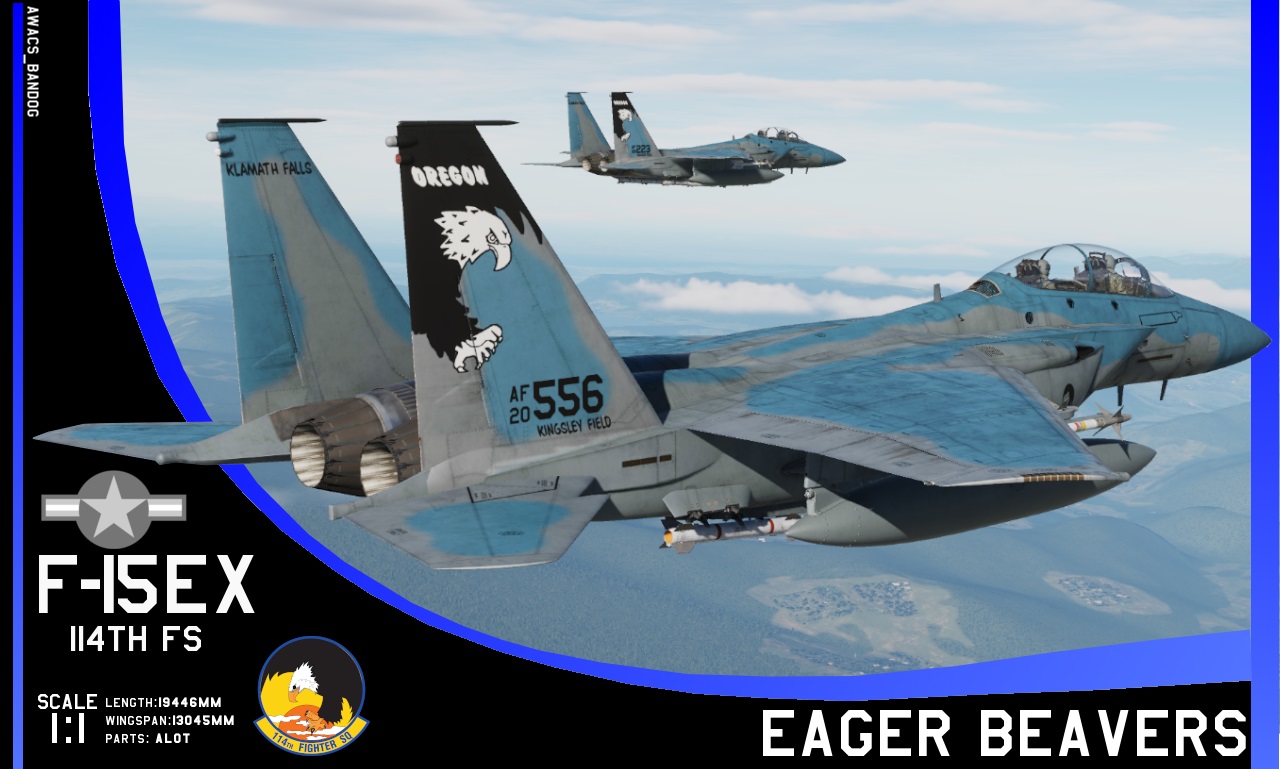 114th Fighter Squadron "Eager Beavers" F-15EX