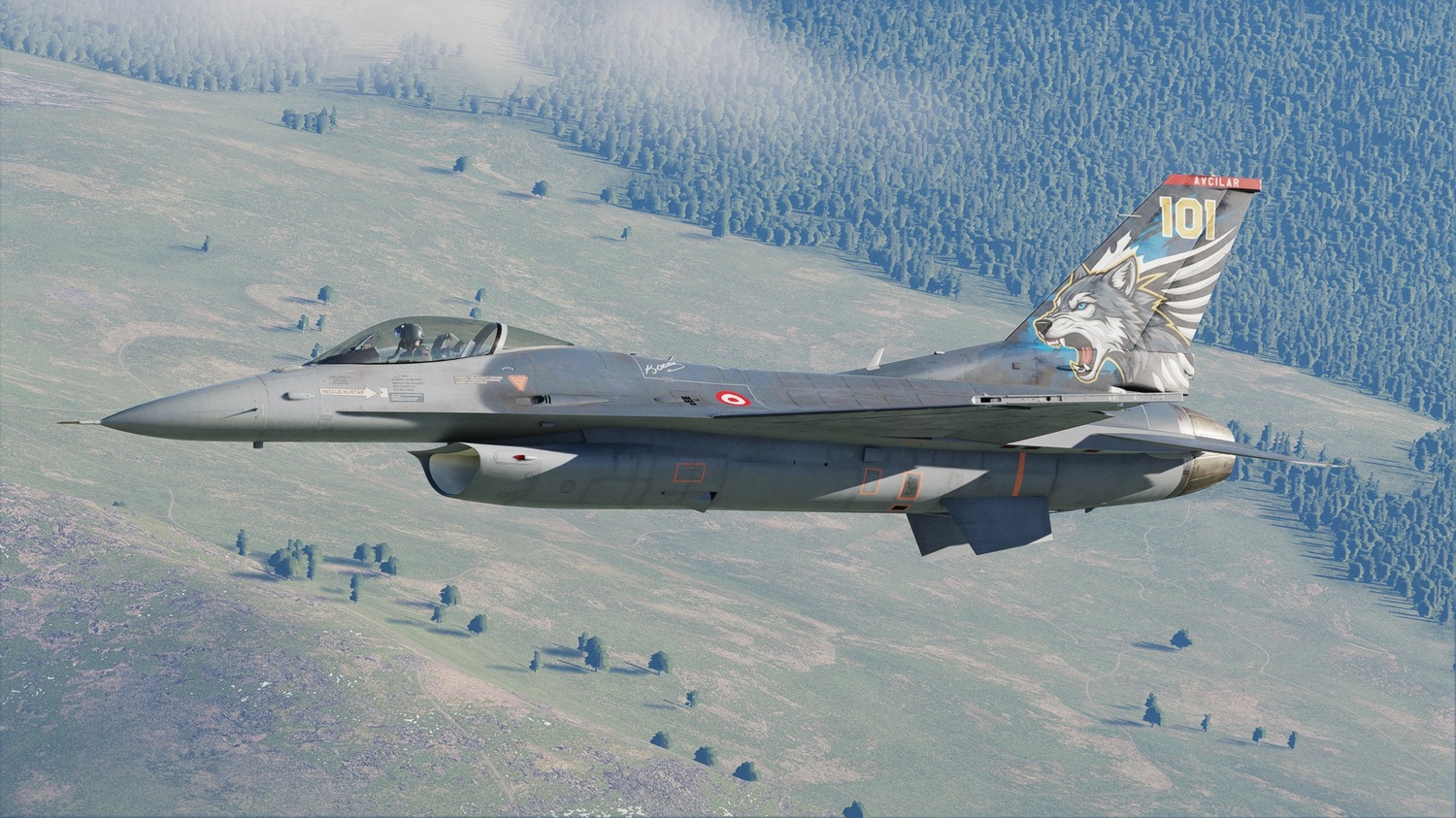 TuAF F-16C 101.Filo "Avcılar" Özel Kaplama