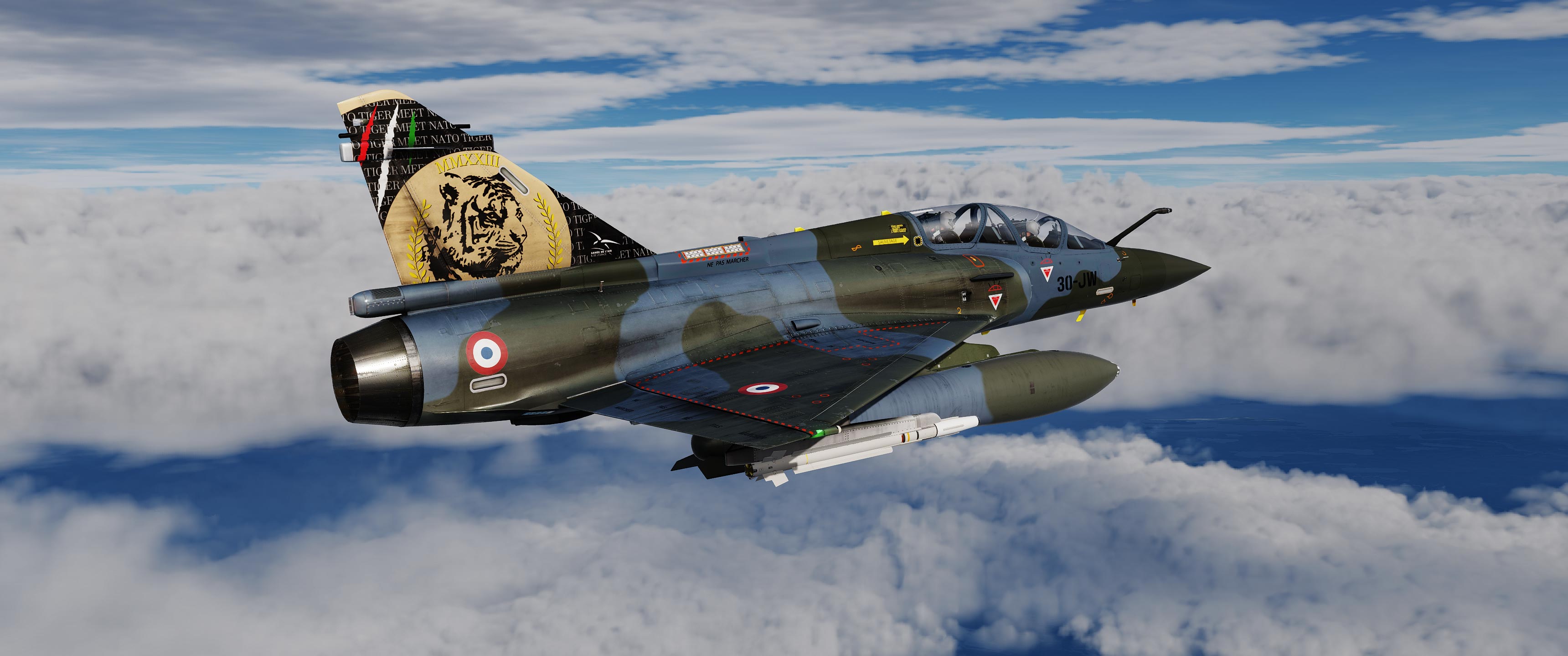 Mirage 2000-D Nato Tiger Meet 2023 ECE 1/30 Côte d'Argent (Split Air Mod)