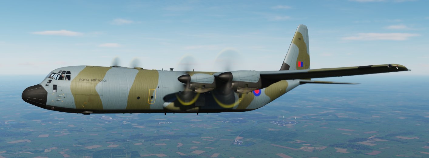 Generic (Older) RAF C-130J Dark underside