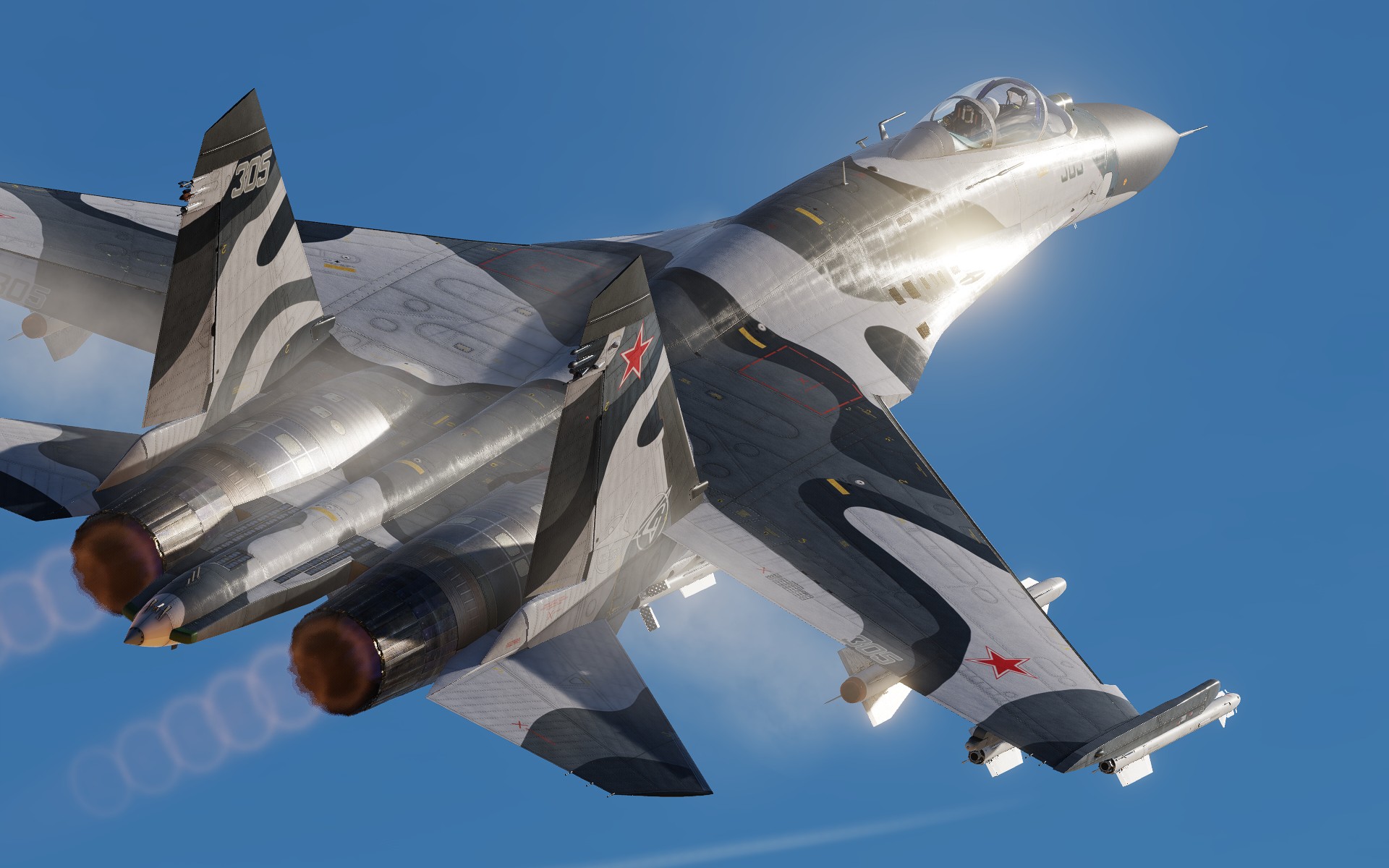 Su-27SKM - '305' Pars Le Bourget (2005) (Su-27)