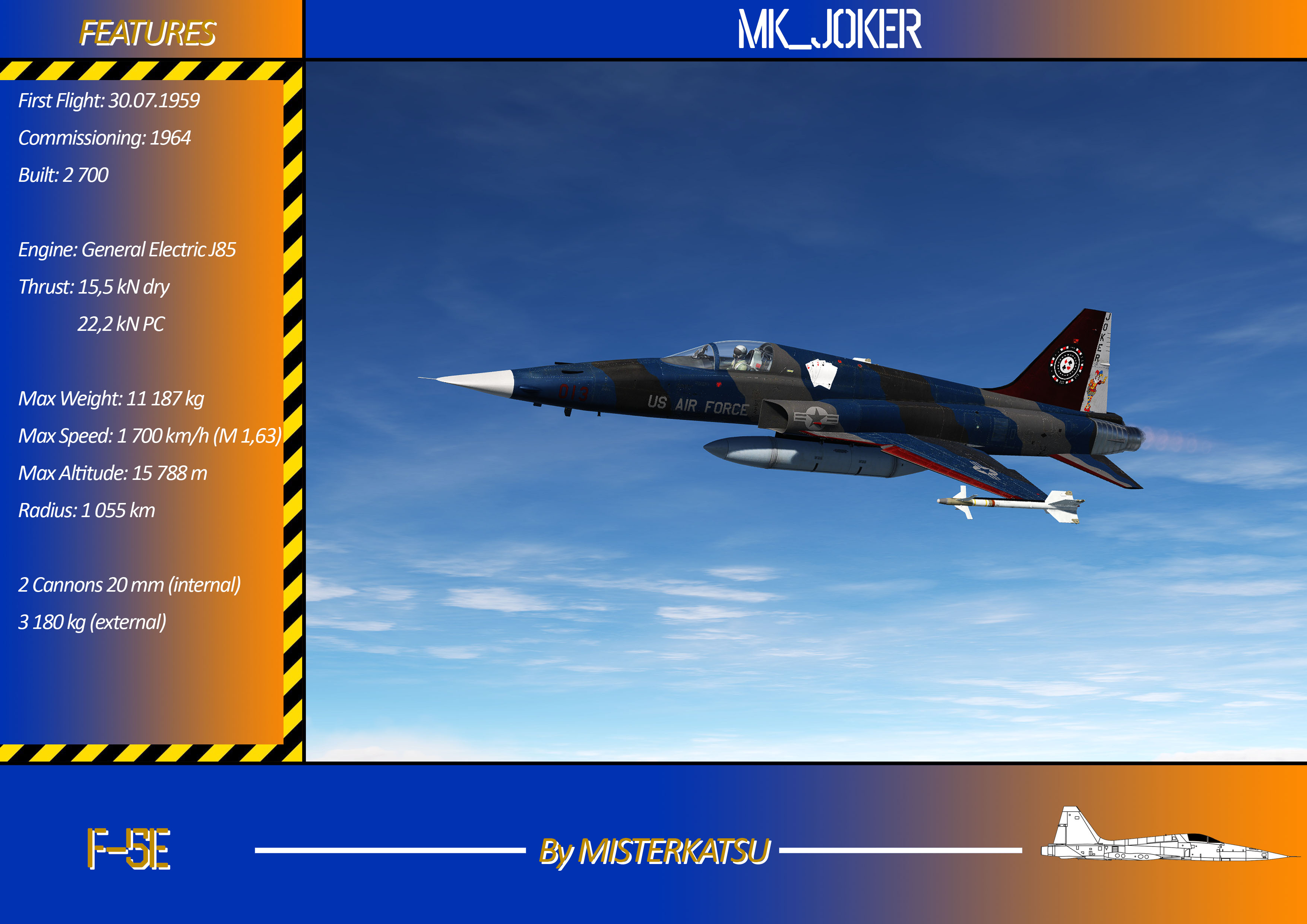 US AIR FORCE JOKER (FICTIONNAL)