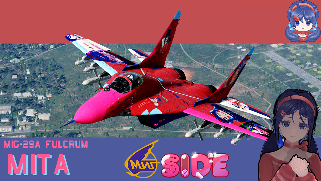 MiG-29A Fulcrum (Full Fidelity) Mita Livery - MiGSIDE-29A