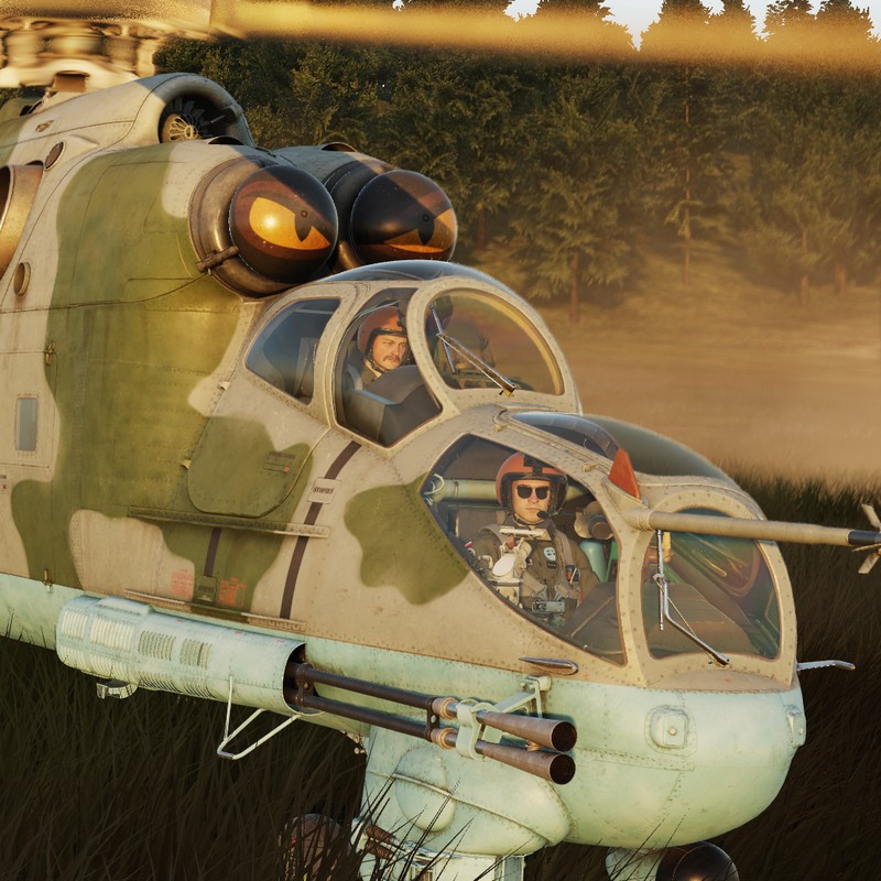 Polish Mi-24 pilots.