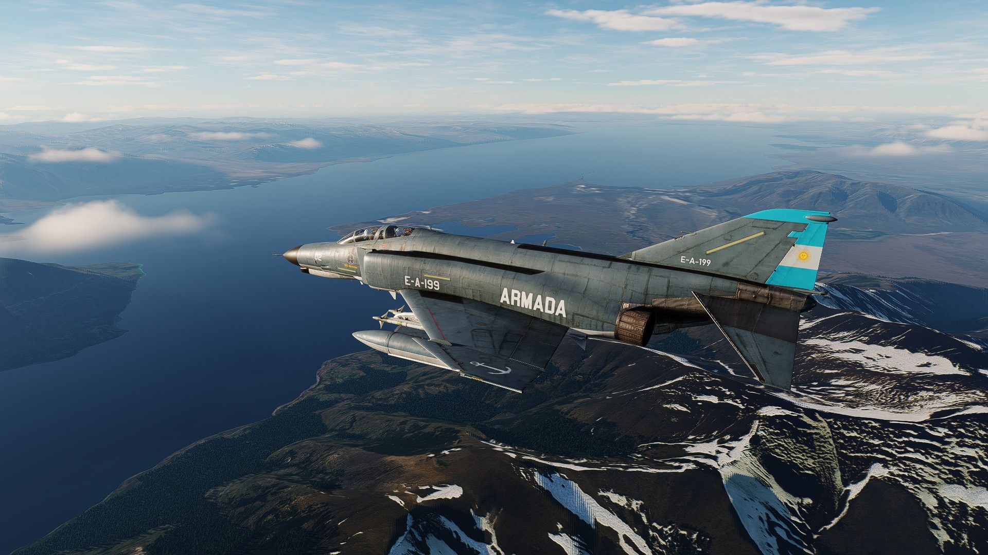 F-4e fictional Armada Argentina skin w/ clean cockpit