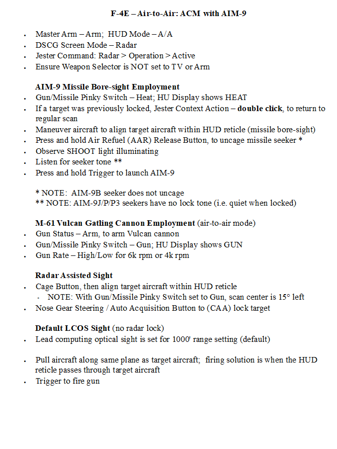 F-4E Kneeboards by AKA_Relent