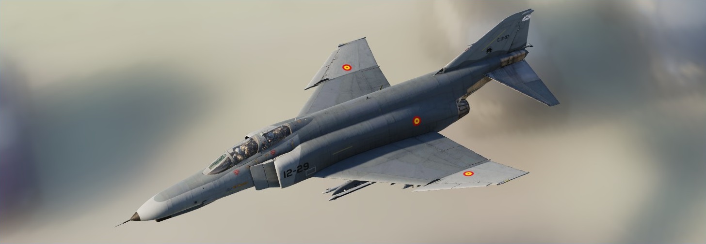 F4E Ejército del Aire español ALA-12 GRIS dos tonos