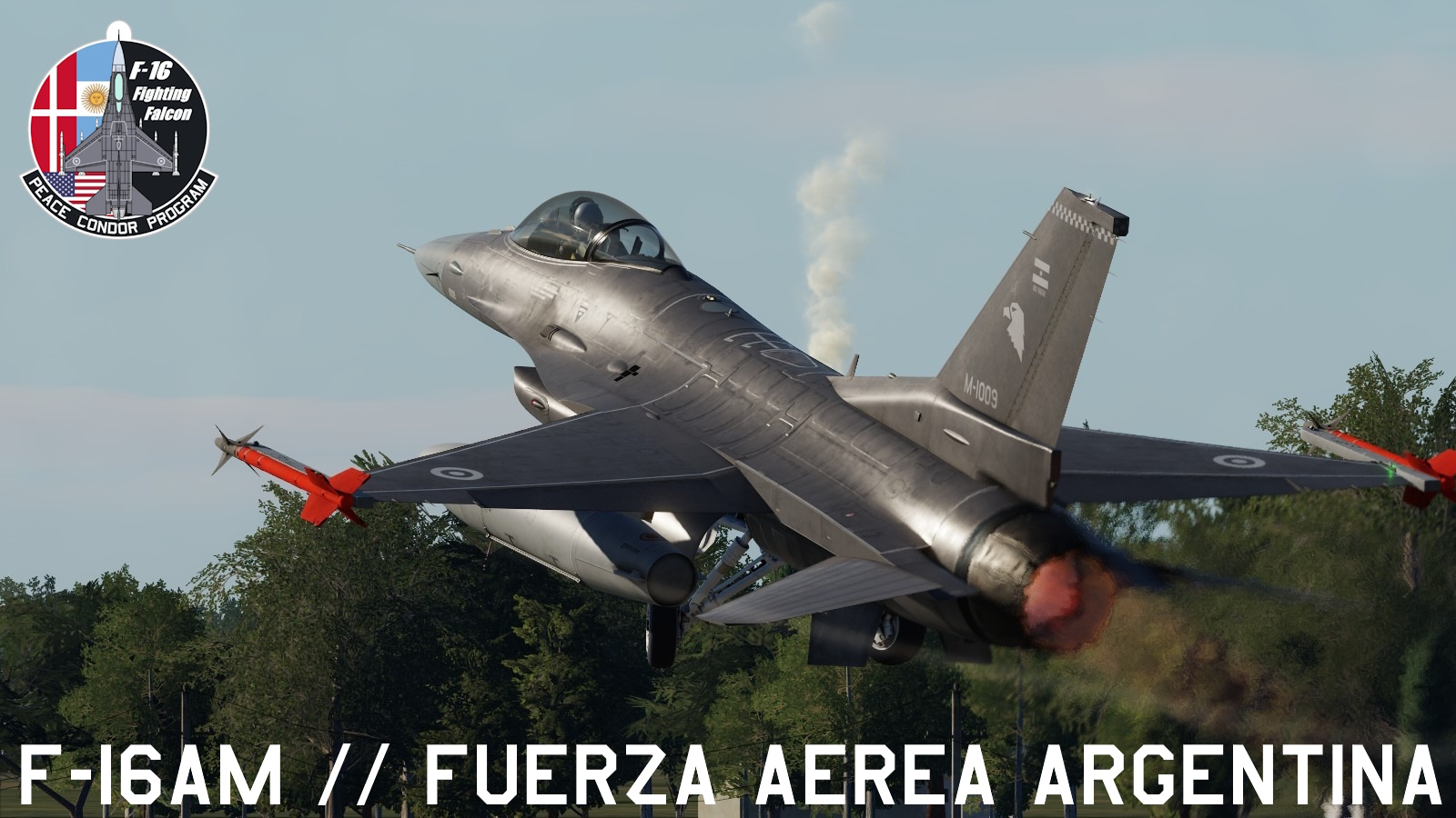 Livery Pack F-16AM Fuerza Aérea Argentina - Peace Condor