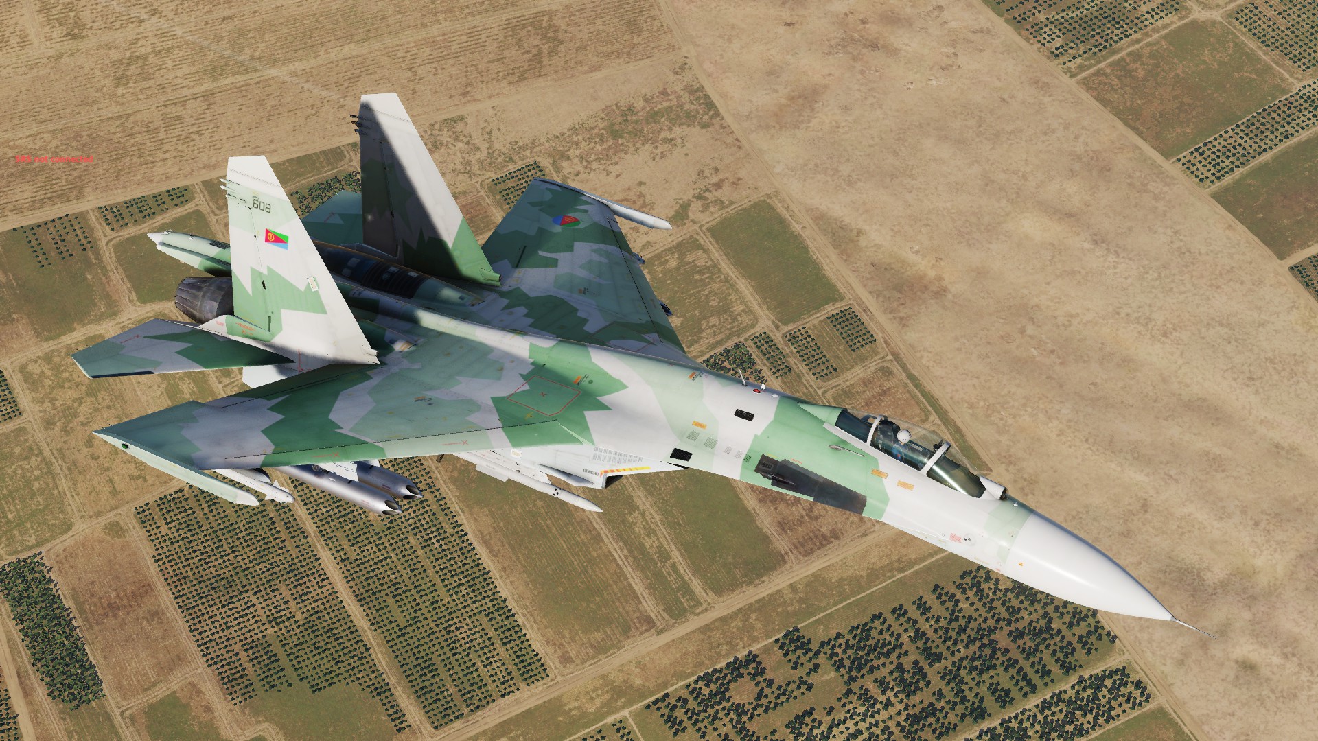 Eritrean AF "608" (Su-27)