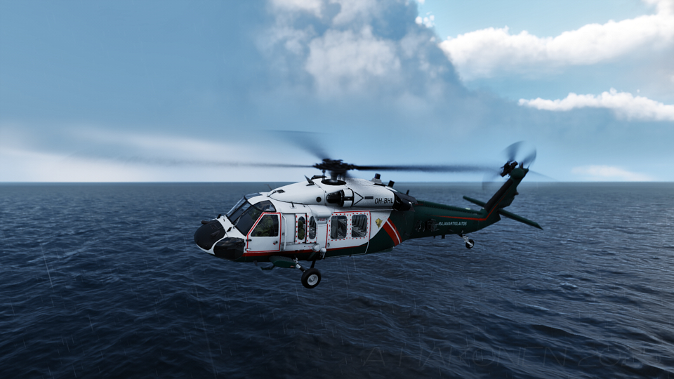 Fictional Finnish Border Guard livery for UH-60L