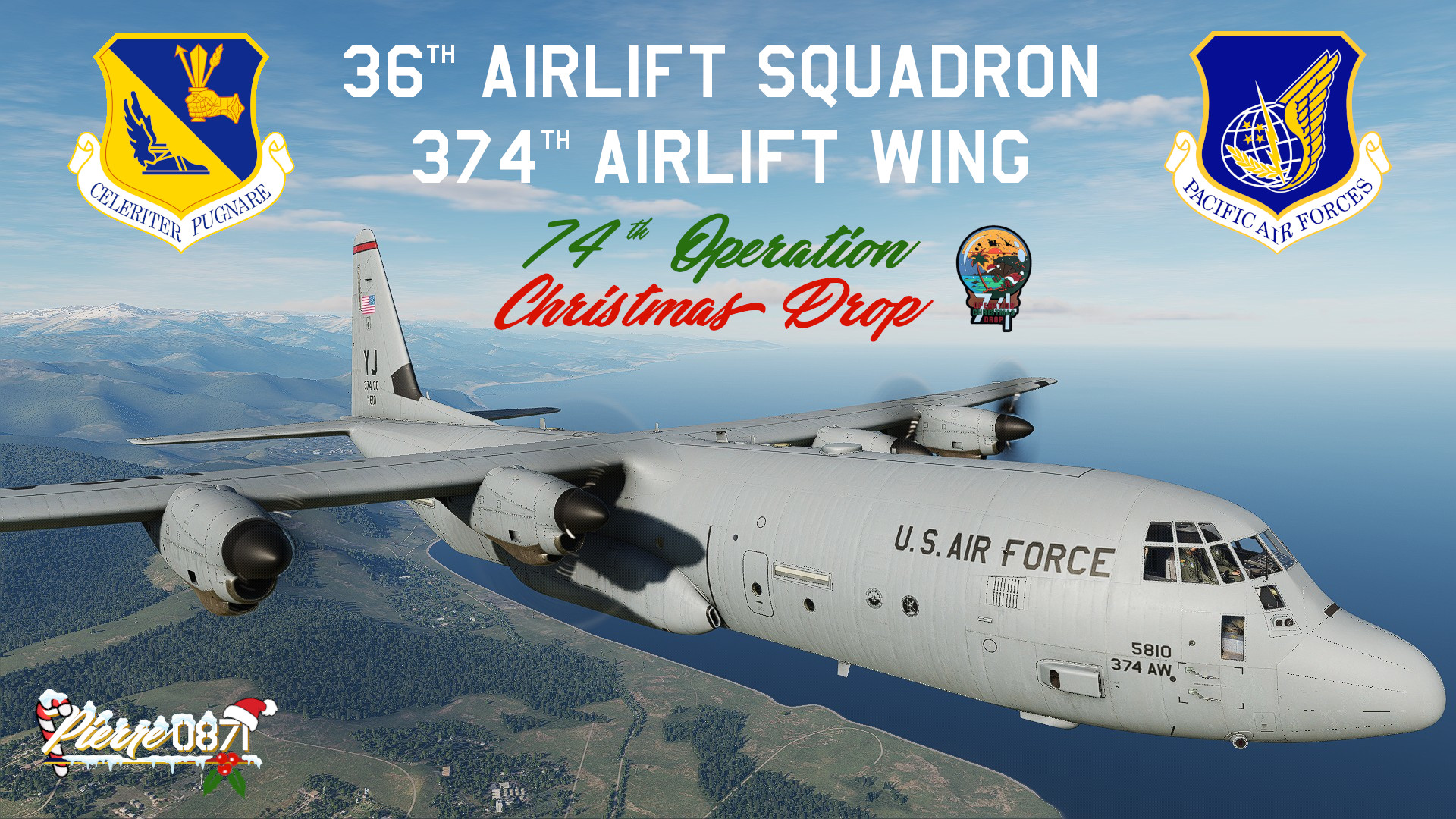 36th Airlift Squadron 74th Operation Christmas Drop