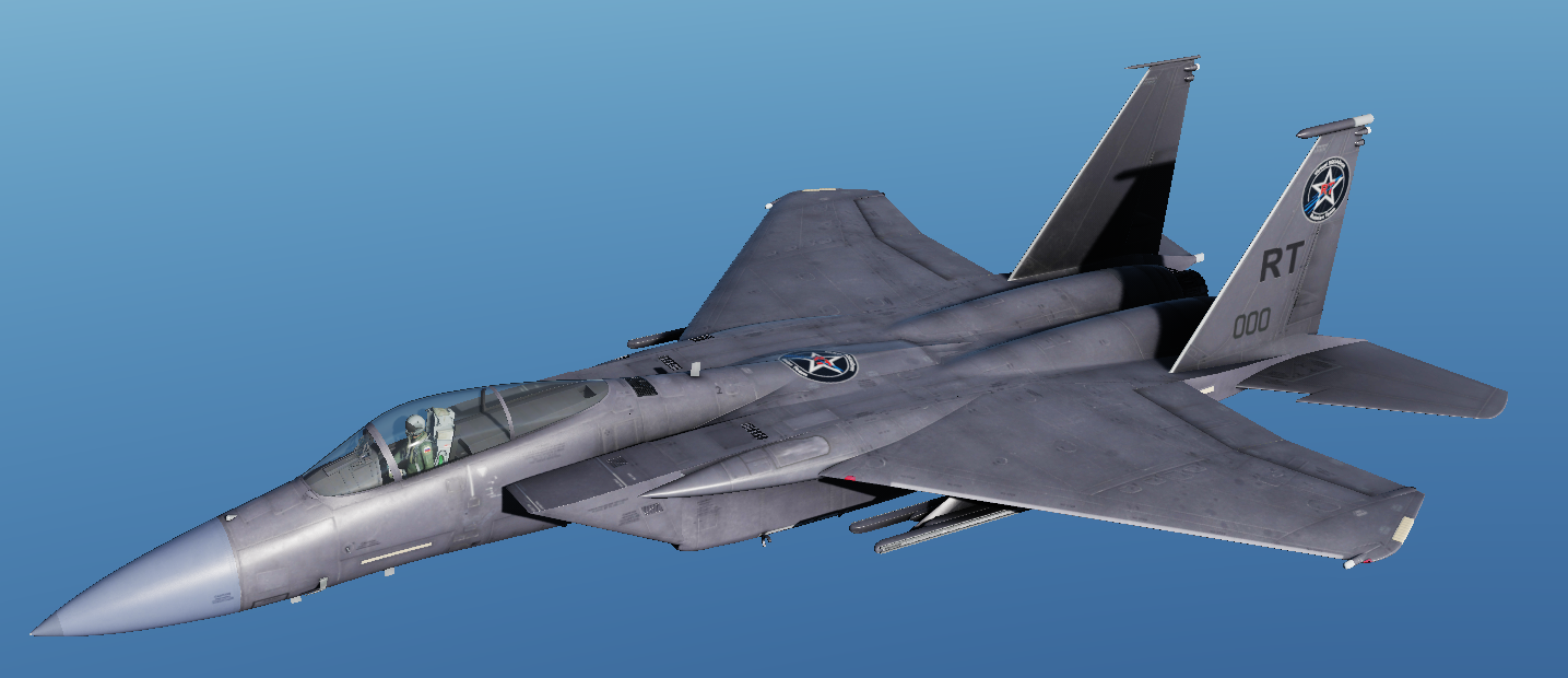 F-15C Горячие Скалы "Russian Team"