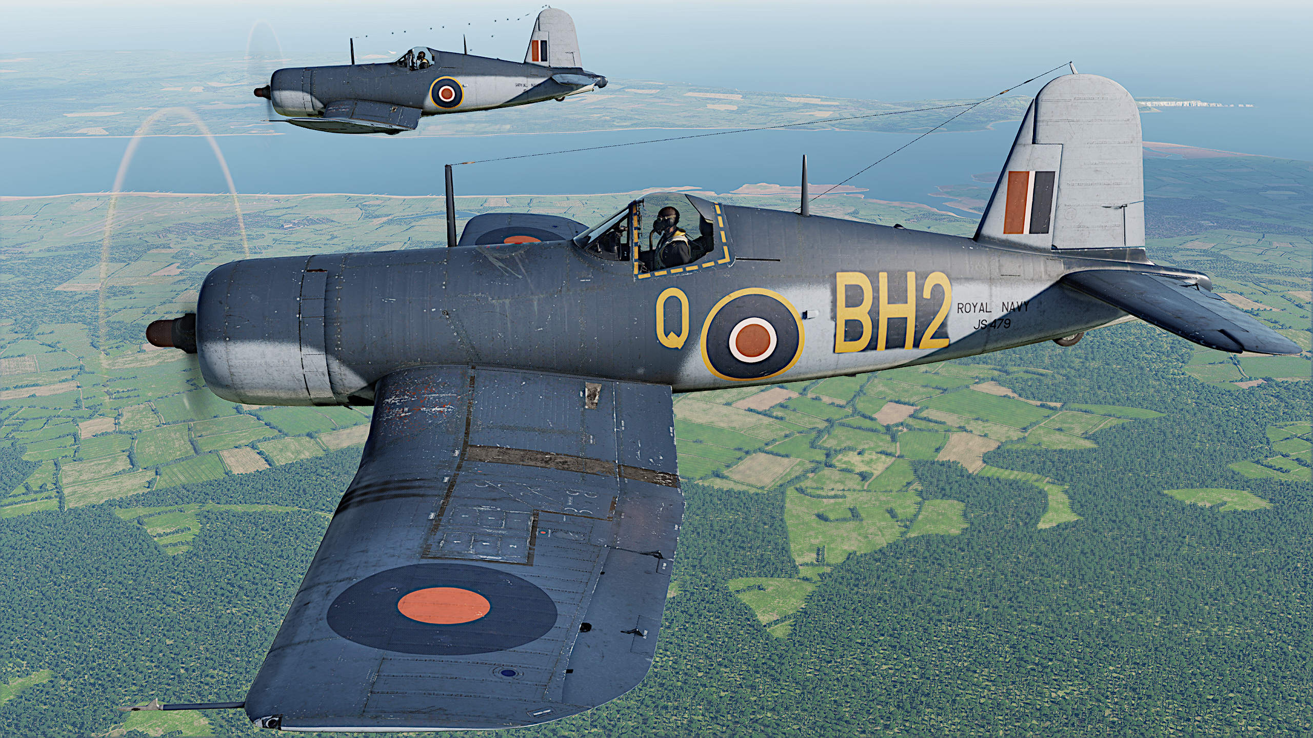 Corsair MkIII FAA JS479 of 718 Sqn  Ballyhalbert, Northern Ireland, 1945 (Skinpack)