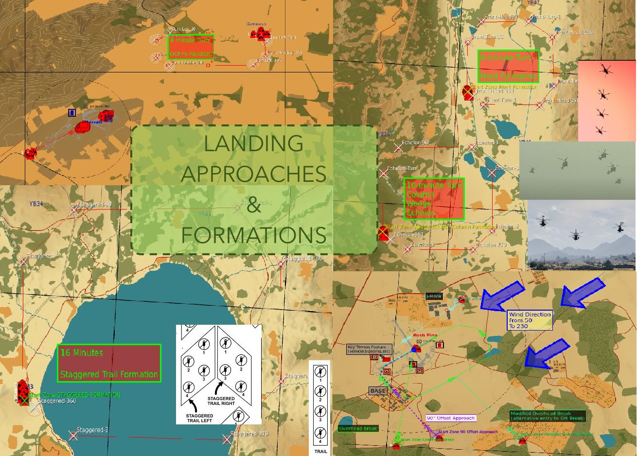 DEFIs TRAINING MISSION [10] - LANDING APPROACHES & FORMATION FLYING EXERCISES