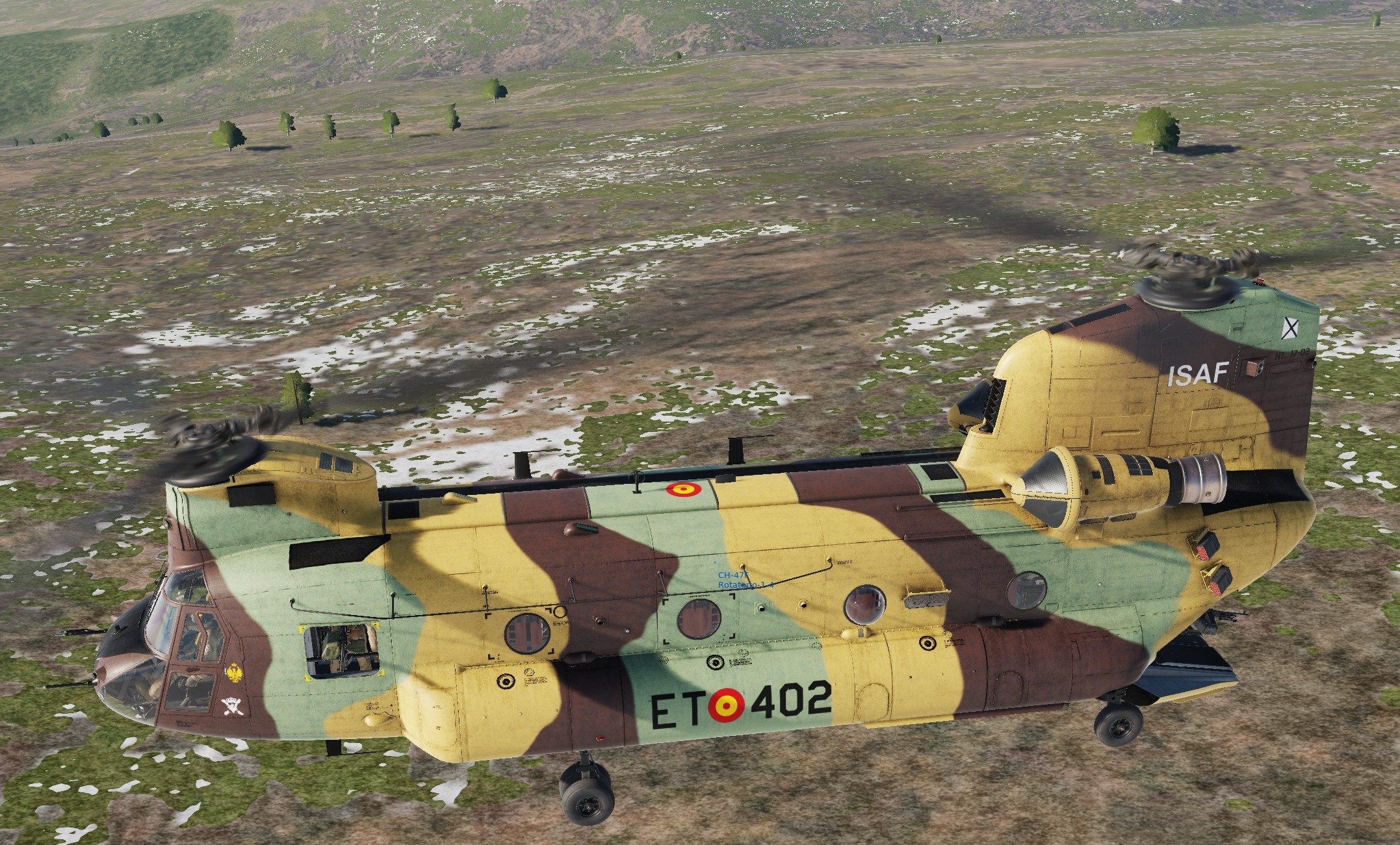 7/8 SPANISH FAMET CH-47D SKIN PACK ISAF ASPUHELX (1/1)